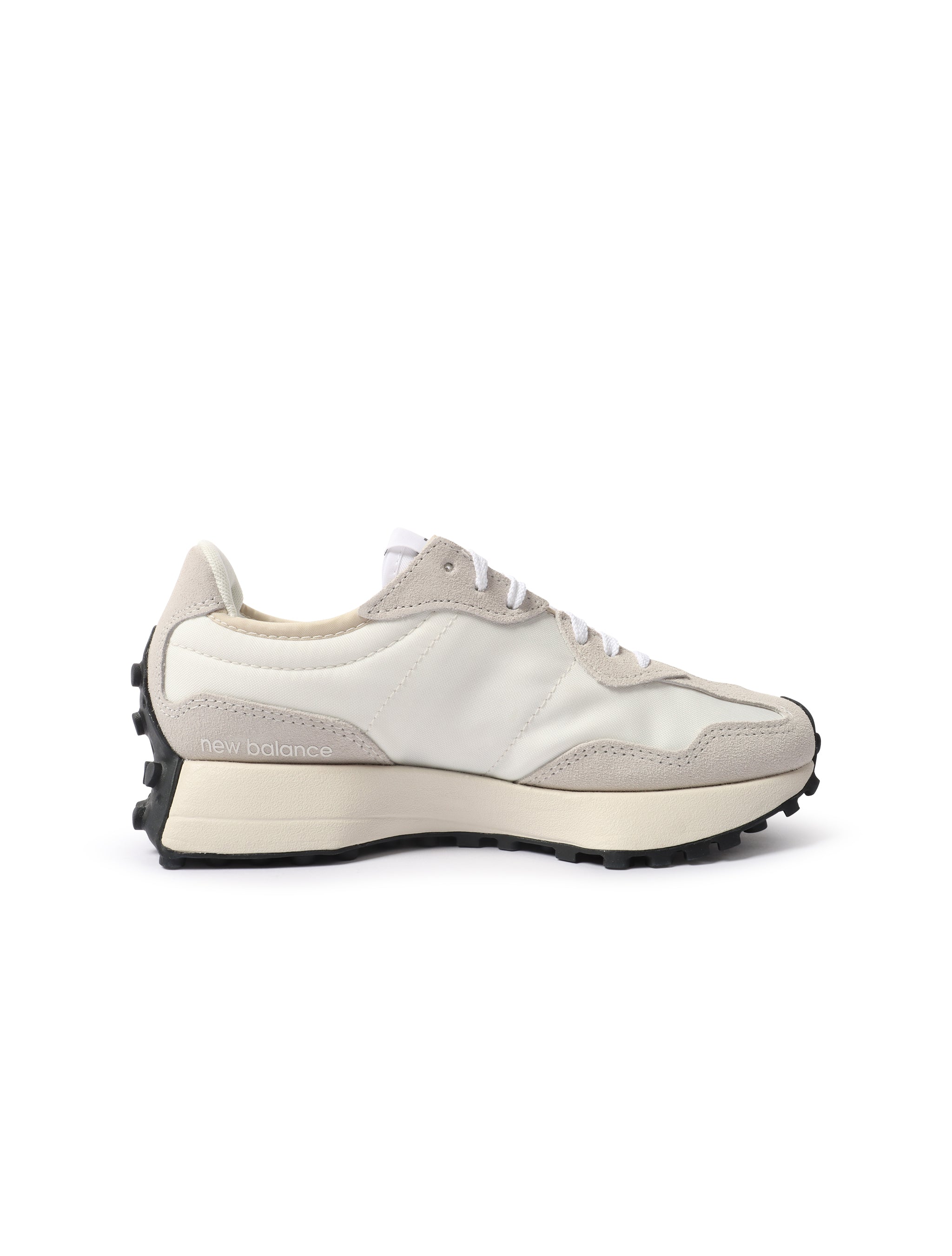 New Balance Womens 327 Shoes - White/Black by Denim Exchange