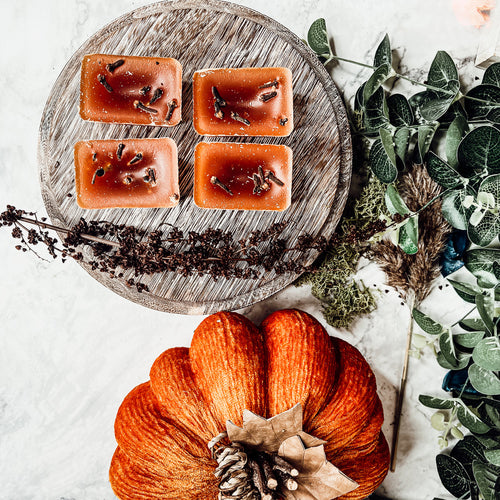 Fall Clove Scented Candle - Warm Autumn Spice Home Fragrance