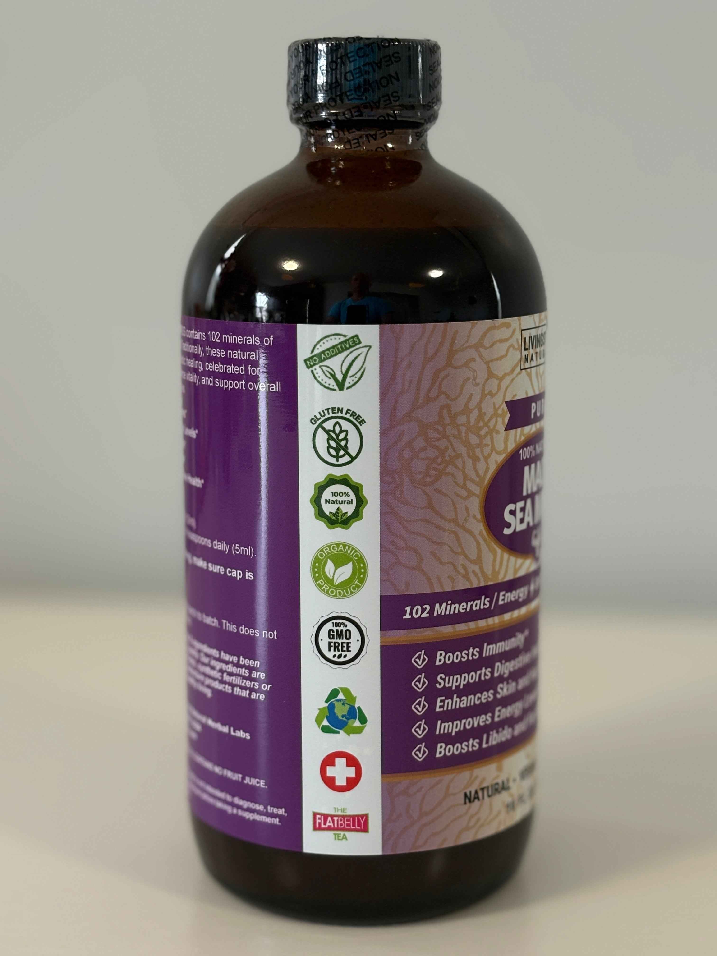 Wildcrafted Sea Moss Blend Liquid – Organic Beets, Maca, or Ginger