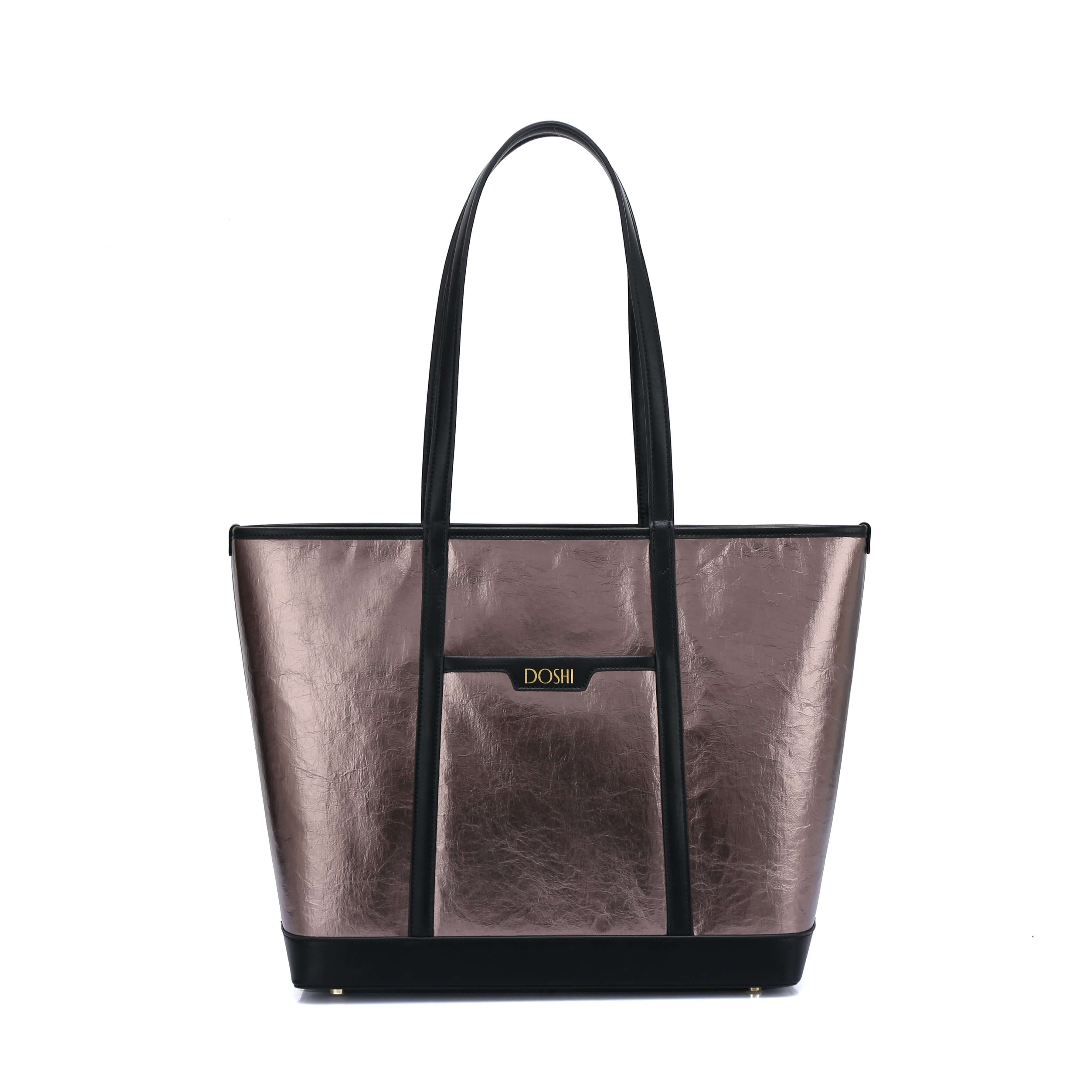 The standard: large kraft paper vegan tote DestGlow