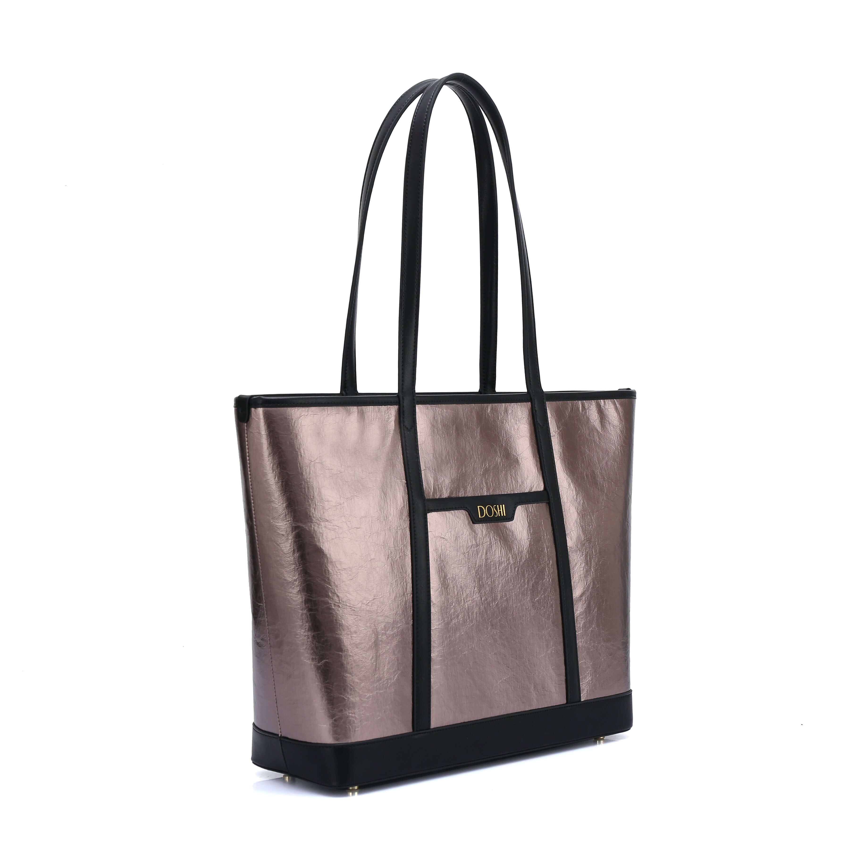The standard: large kraft paper vegan tote DestGlow