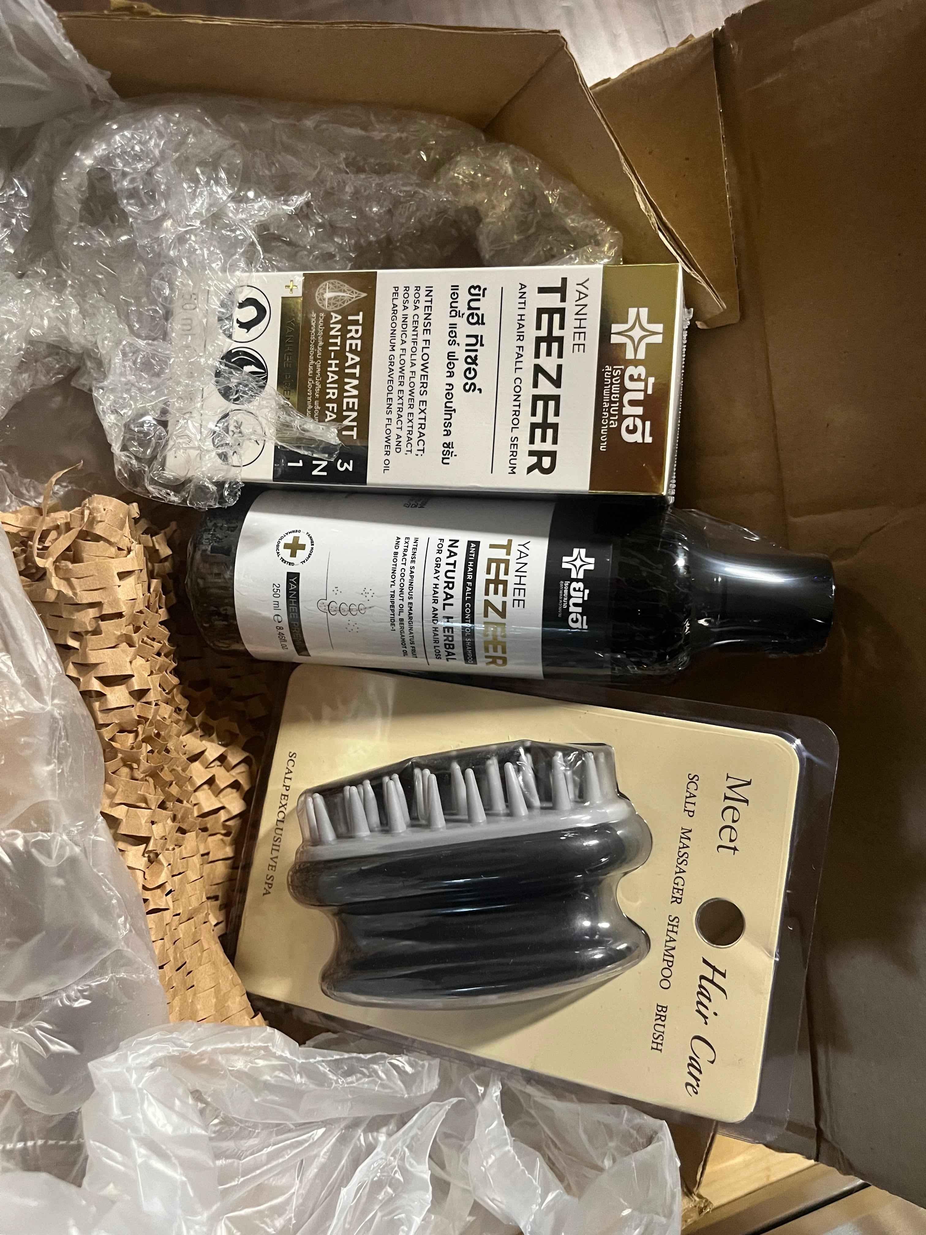 Yanhee Teezeer Shampoo 200 ml and Teezeer Serum Anti Hair Fall Control Serum 60 ml