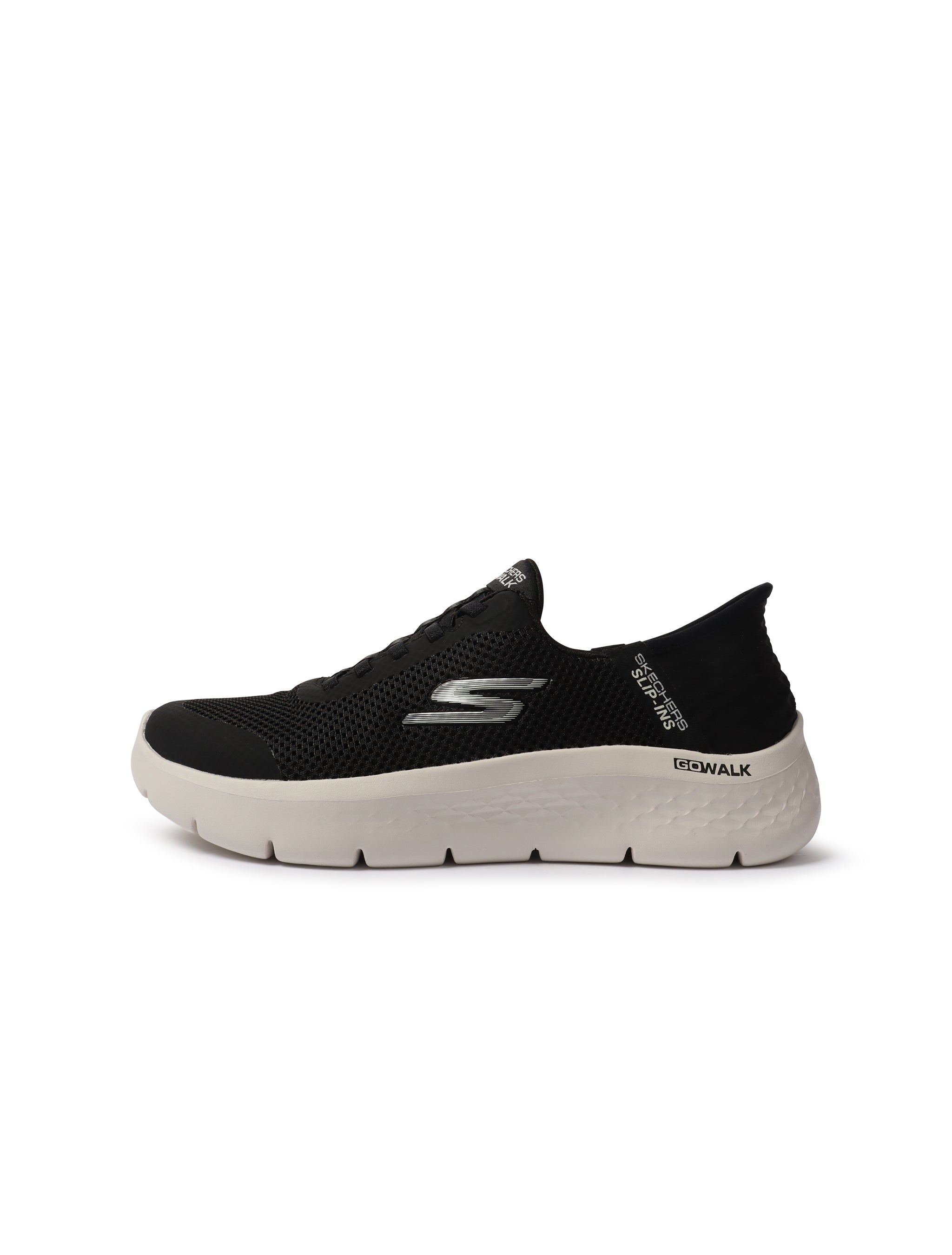 Skechers Womens Go Walk Flex Grand Entry - Black/White by Denim Exchange