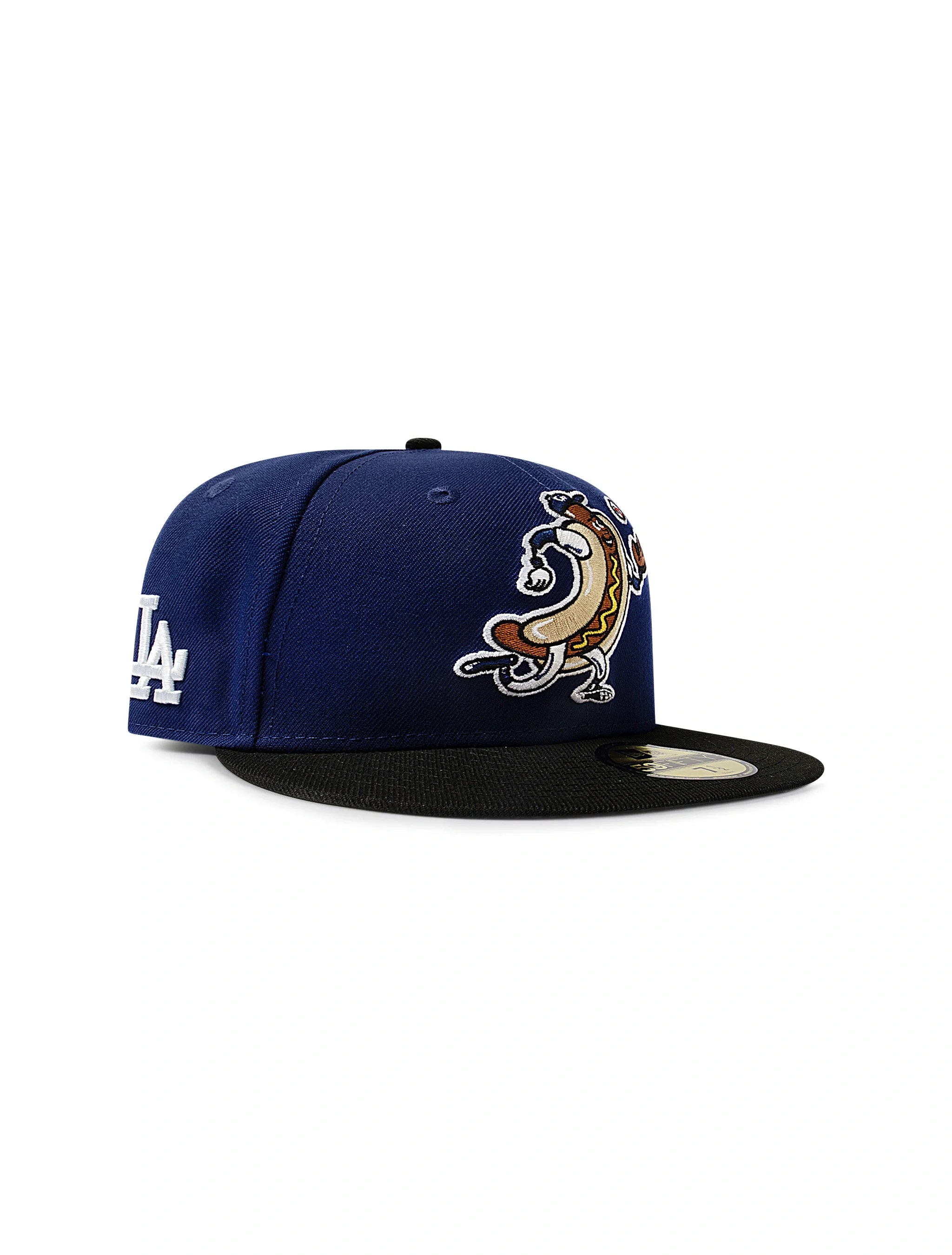 New Era 5950 LA Dodgers Mascot Hat - Blue/Black by Denim Exchange