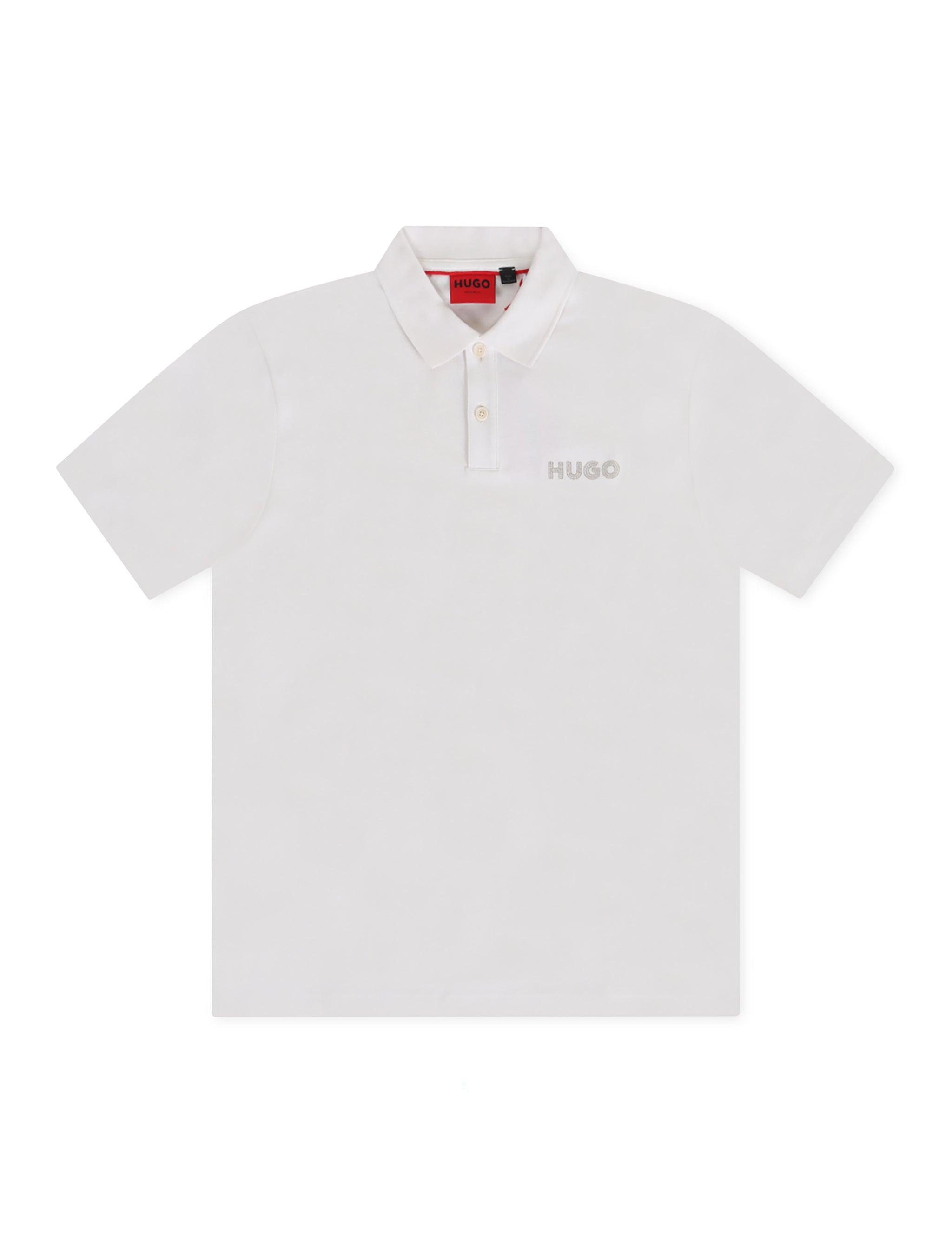 Hugo Drocholo Regular Fit Polo - Cream by Denim Exchange
