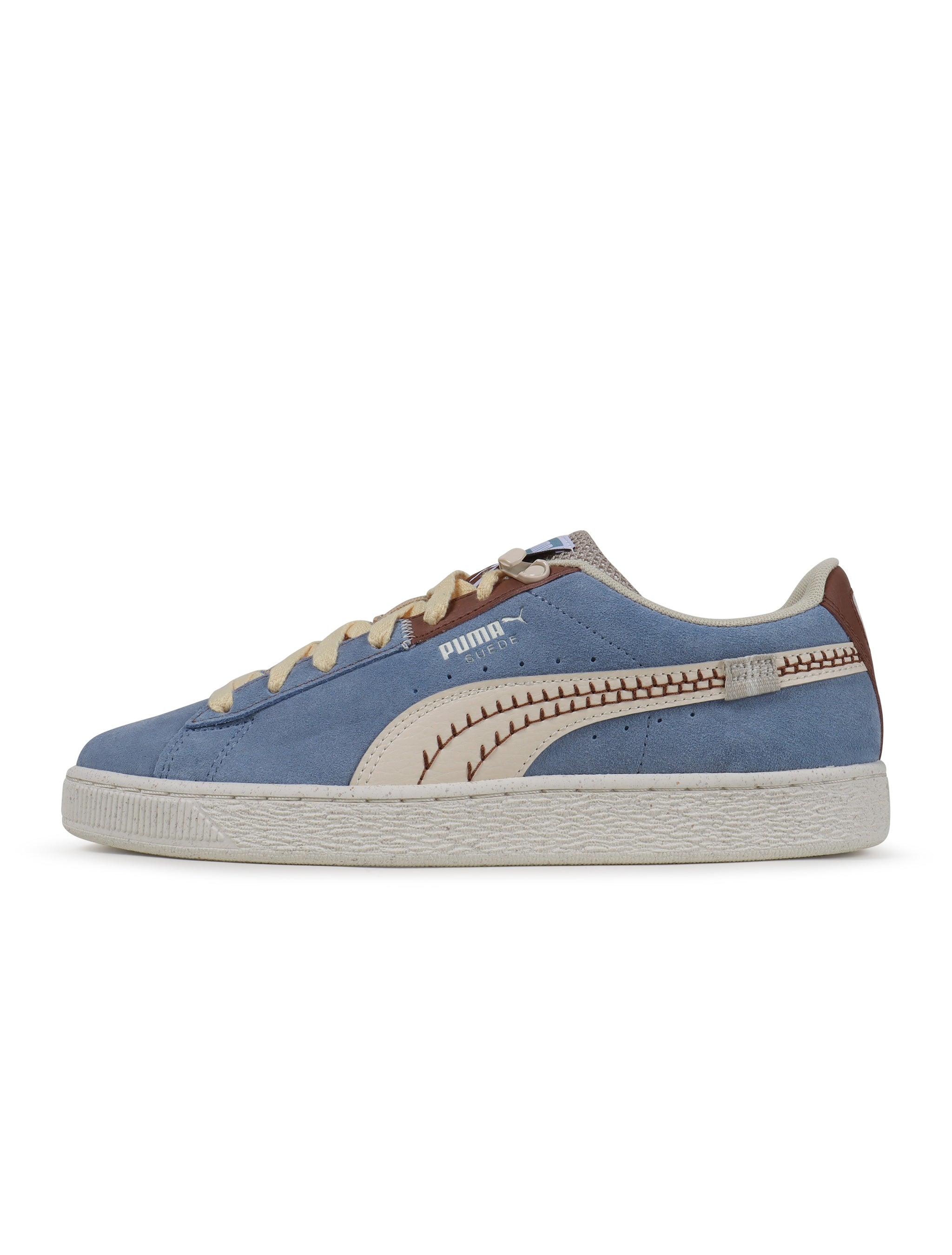 Puma Suede Expedition Sneaker - Blue by Denim Exchange