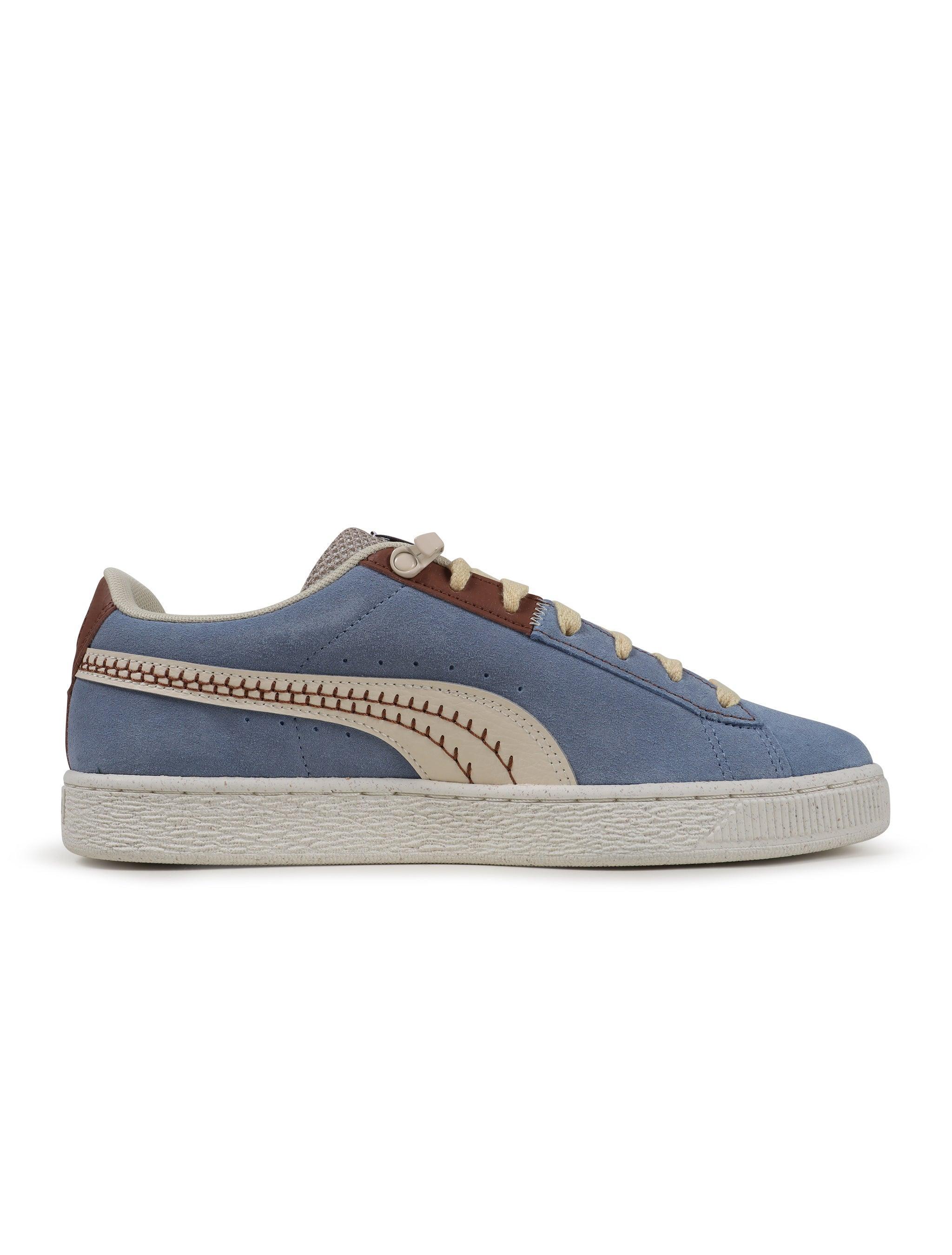 Puma Suede Expedition Sneaker - Blue by Denim Exchange