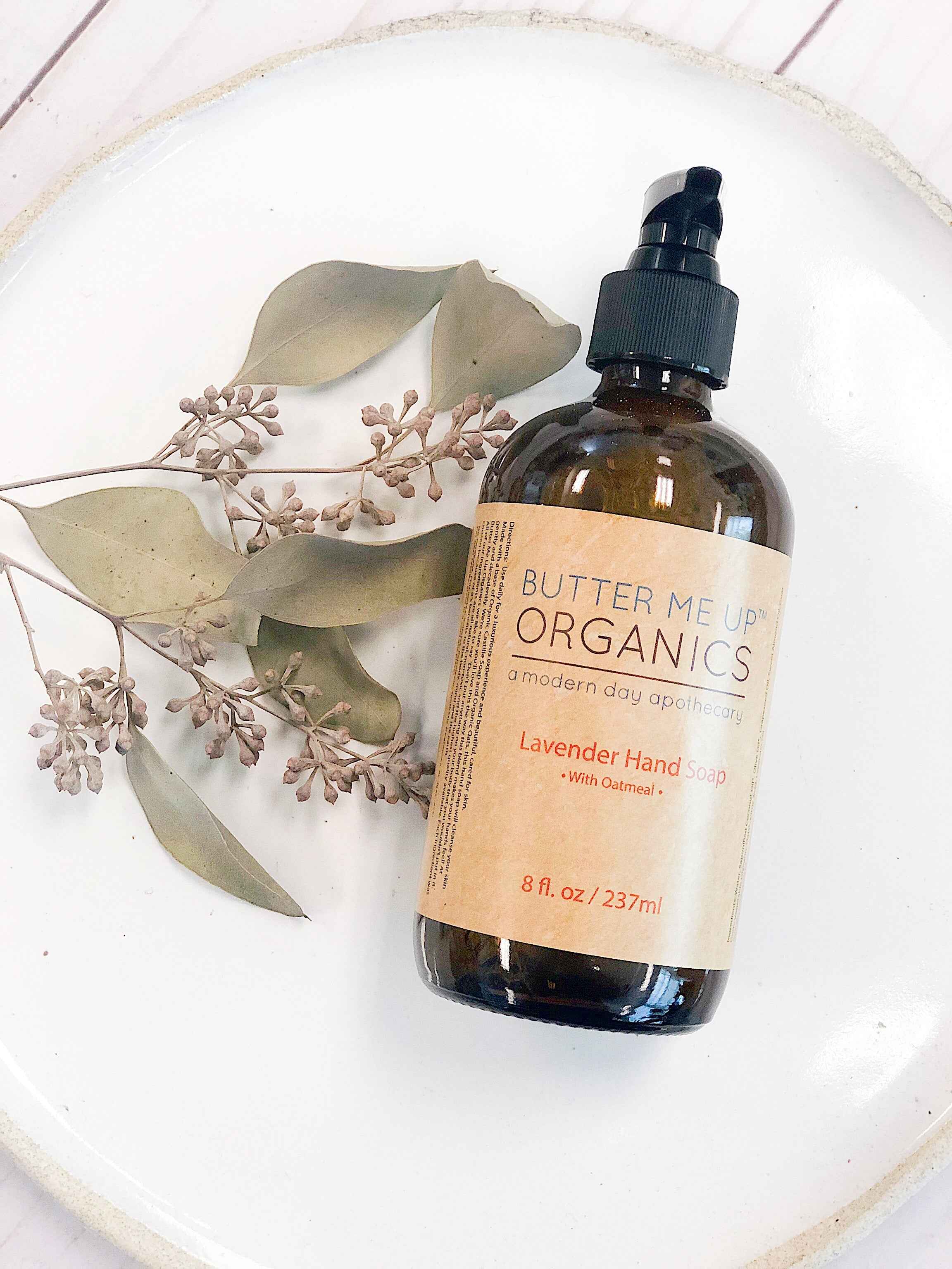 Organic Oatmeal Hand Soap by Butter Me Up Organics