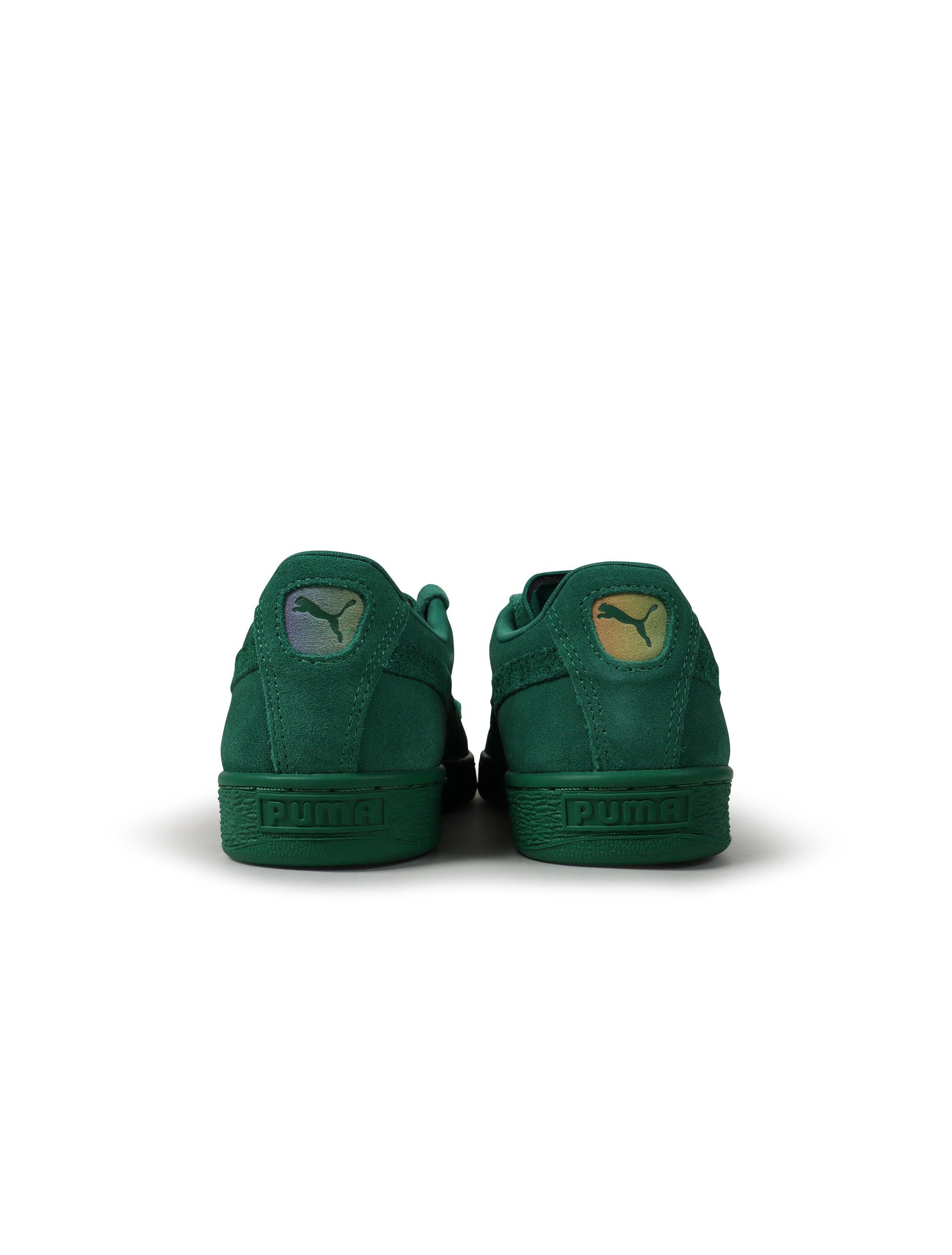 Puma Suede Love Marathon Sneaker - Green by Denim Exchange