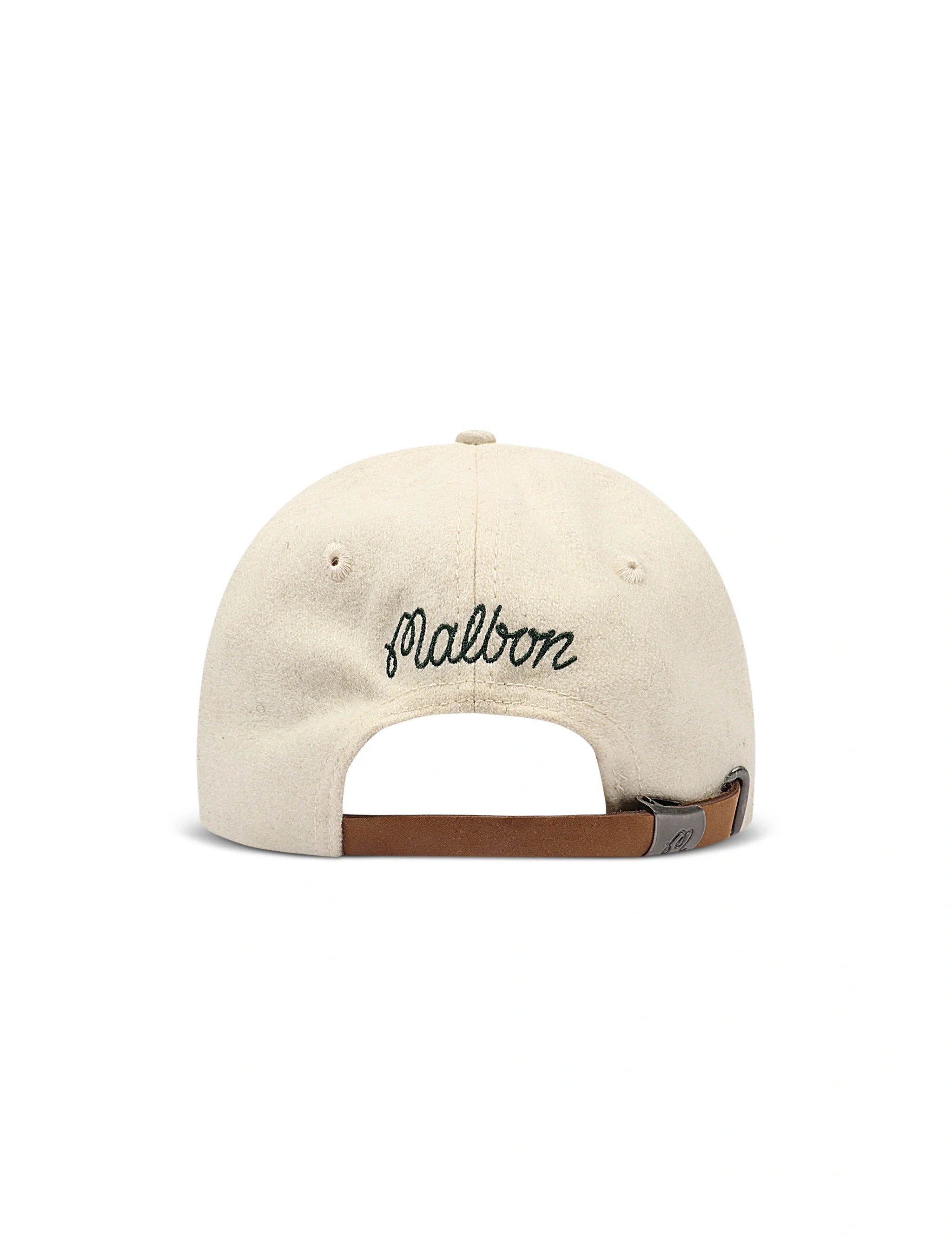Malbon Mistleflow Dad Hat - Ivory by Denim Exchange
