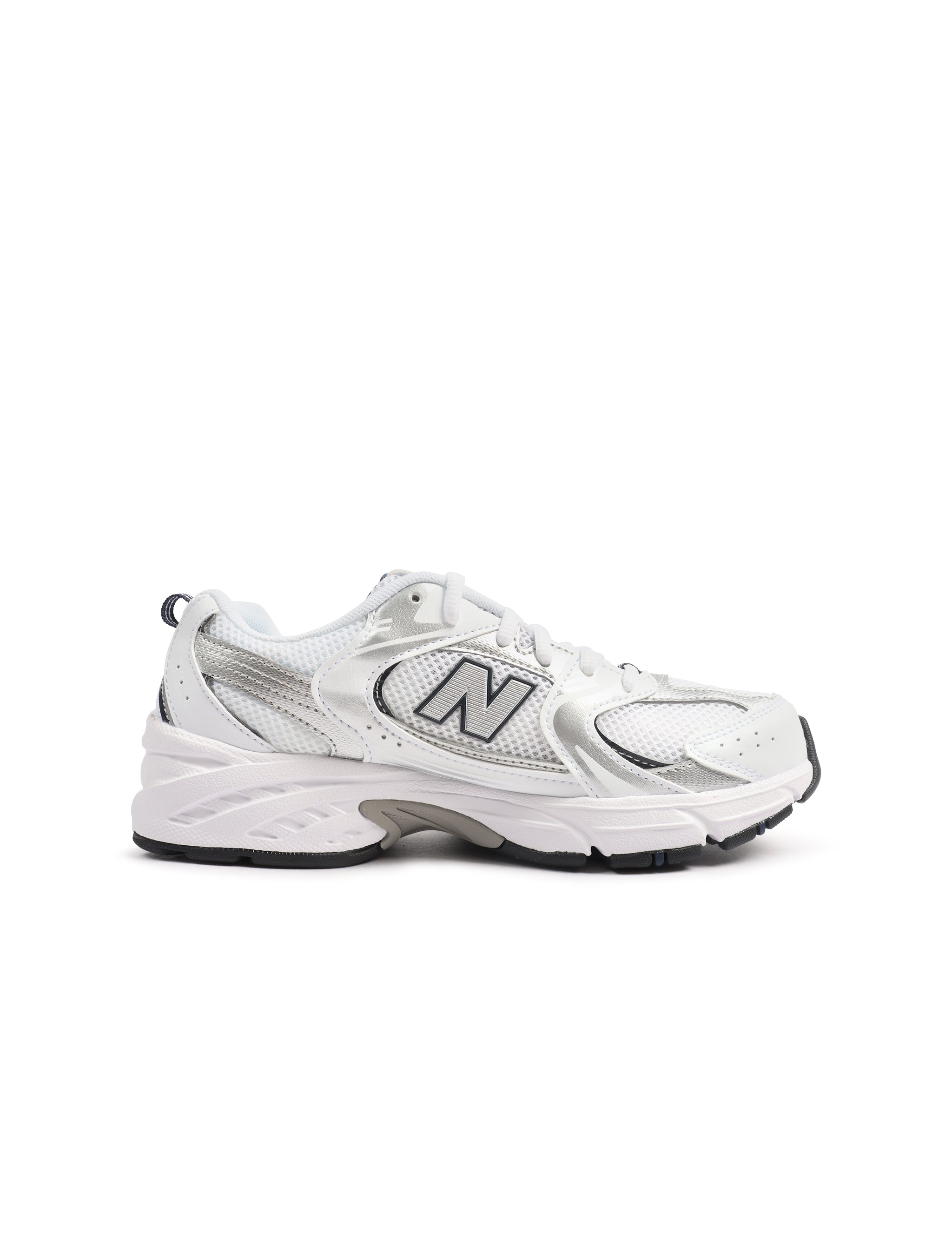 New Balance Big Kids 530 Running Shoes - White/Indigo by Denim Exchange