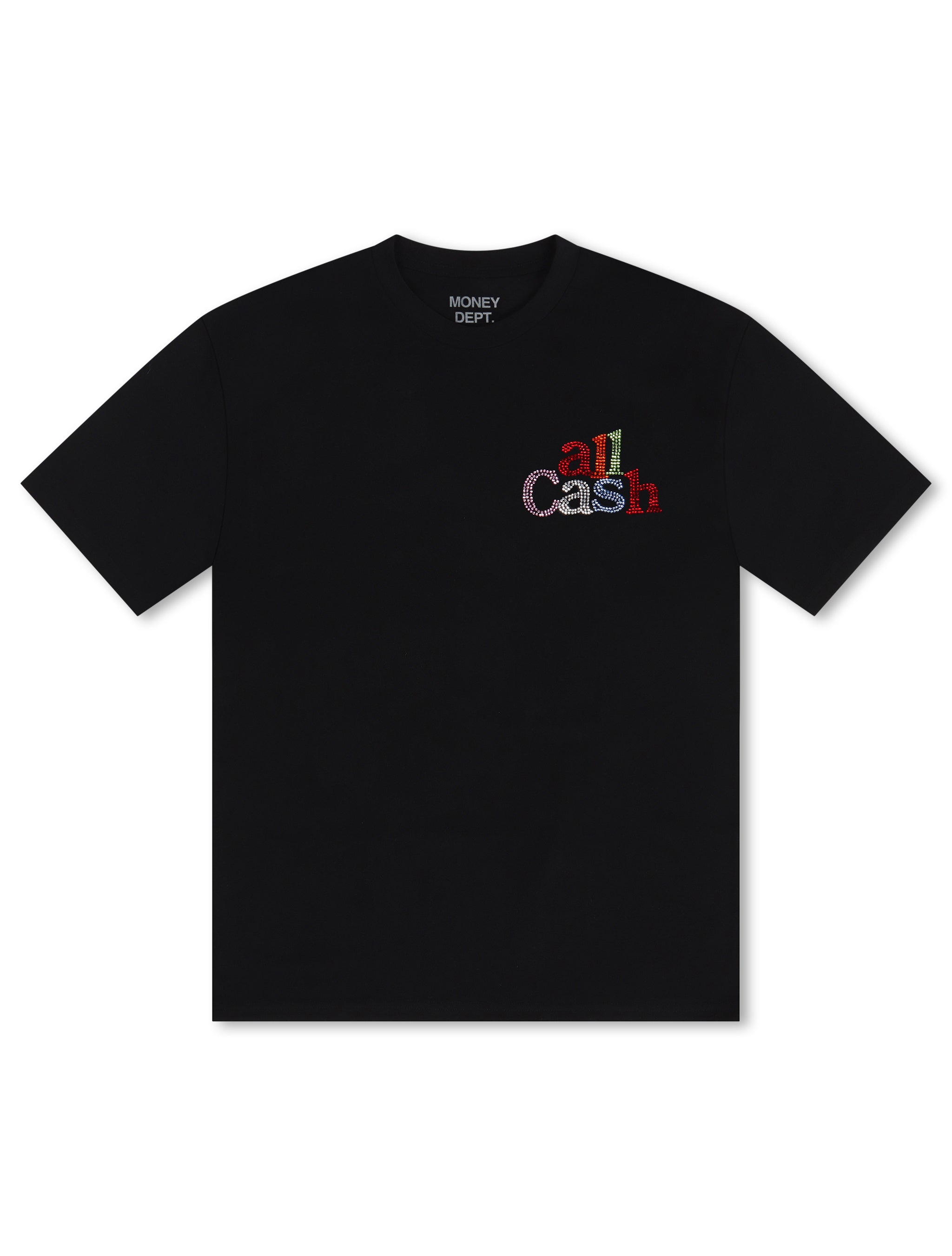 All Cash Hold Bands Rhinestone Tee - Multicolor by Denim Exchange
