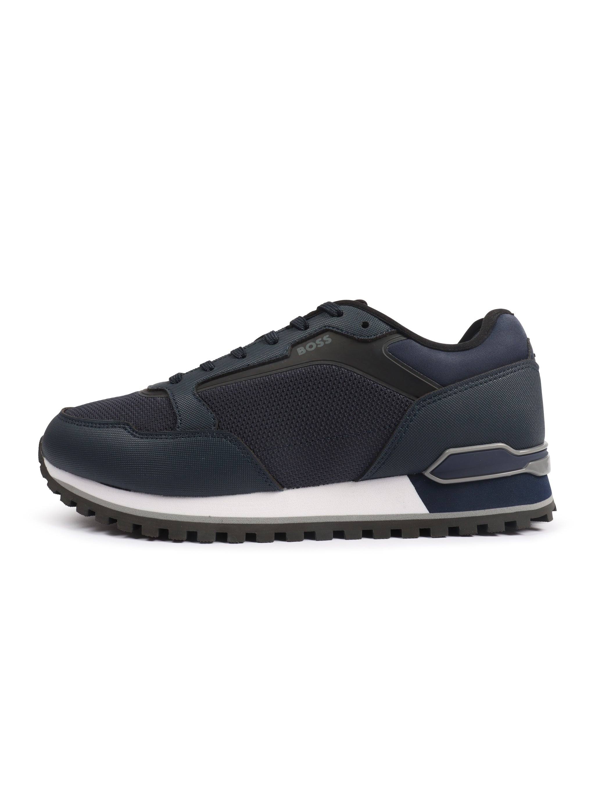 Hugo Boss Mens Parkour Runn Shoes - Dark Blue by Denim Exchange