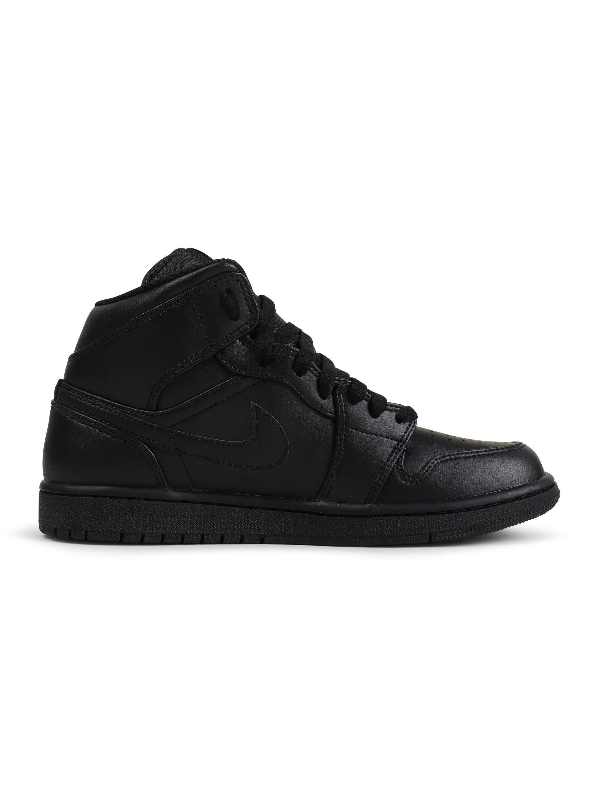 Air Jordan 1 Mid - Triple Black by Denim Exchange