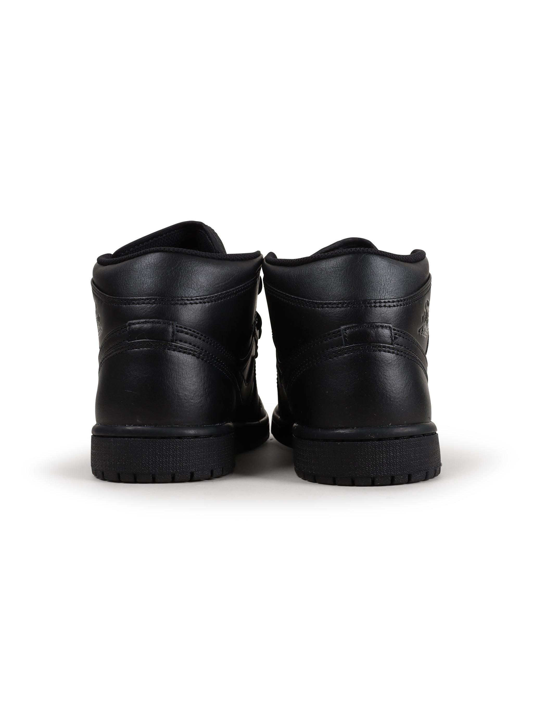 Air Jordan 1 Mid - Triple Black by Denim Exchange
