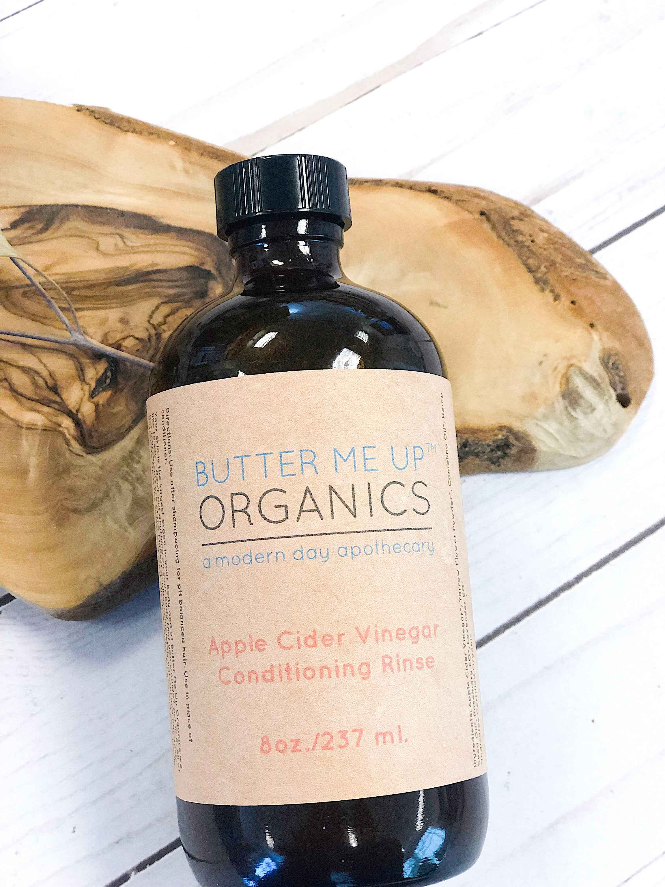 Apple Cider Vinegar Conditioning Rinse / HAIR RINSE / Organic Conditioner / Herbal Hair Rinse / No Poo / Vinegar Rinse by Butter Me Up Organics