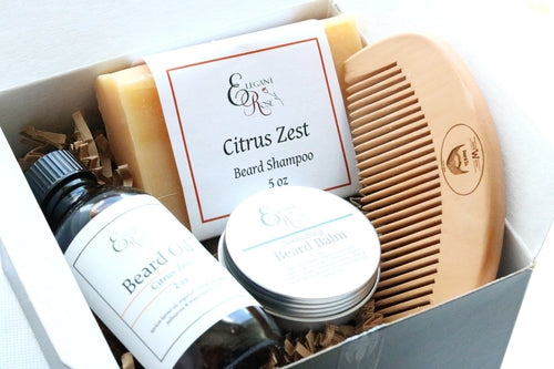 Men's Beard Grooming Kit - Complete Beard Care Gift Set for Him