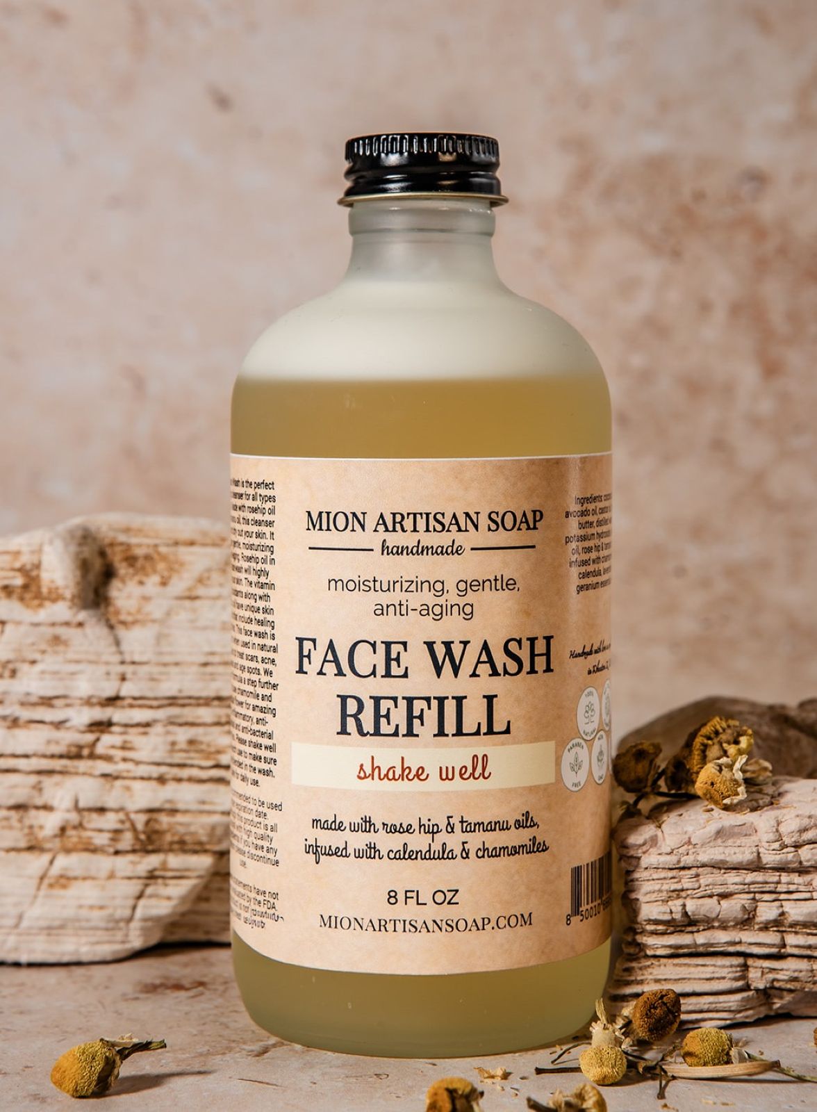 Face Wash Refill | with Rose Hip and Tamanu Oils by MION Artisan Soap Co.