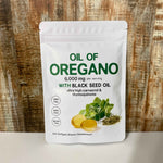 Organic Oil of Oregano 180 Softgels 2 in 1 Black Seed Oil Herbal Supplement US