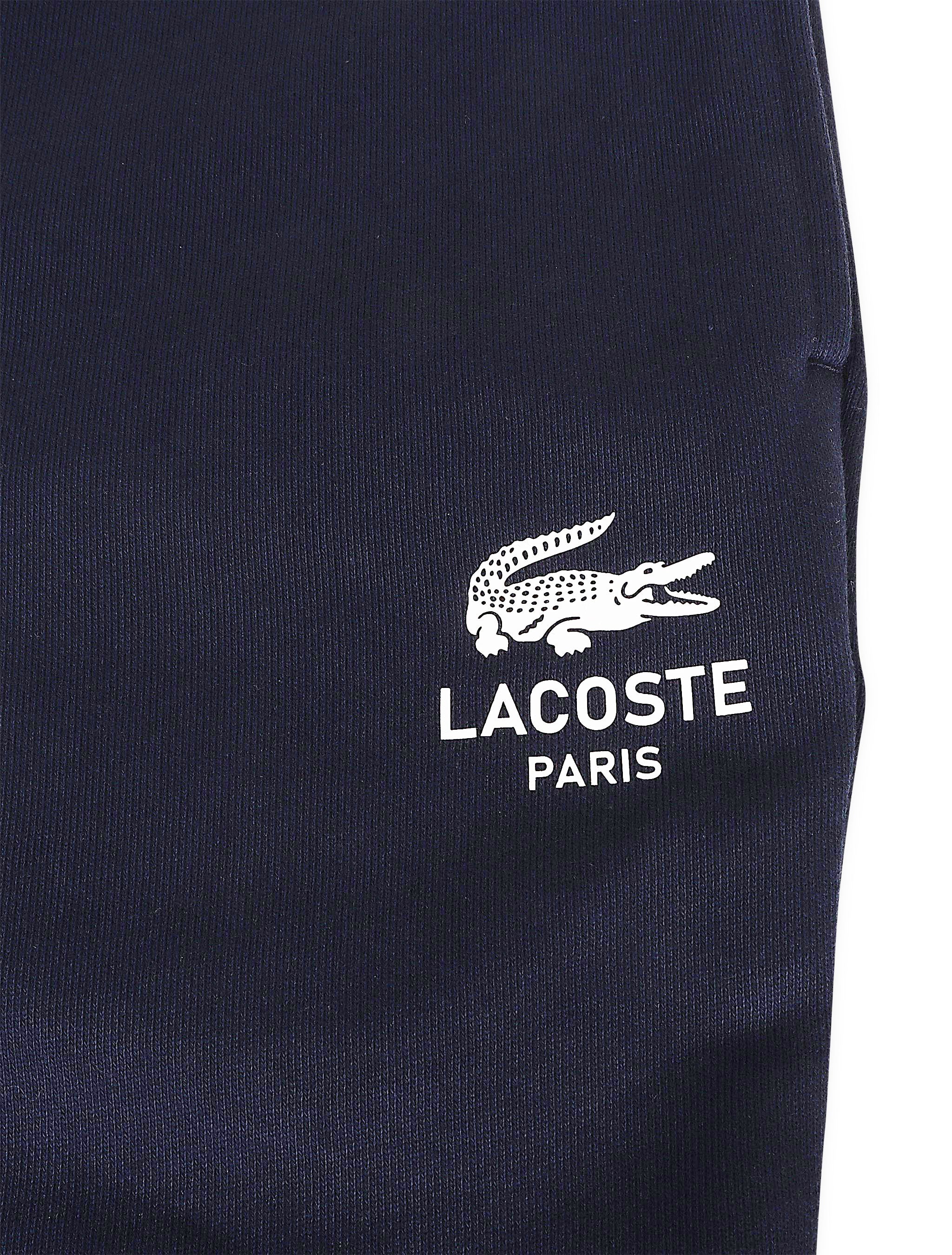 Lacoste Logo Print Joggers - Navy Blue by Denim Exchange