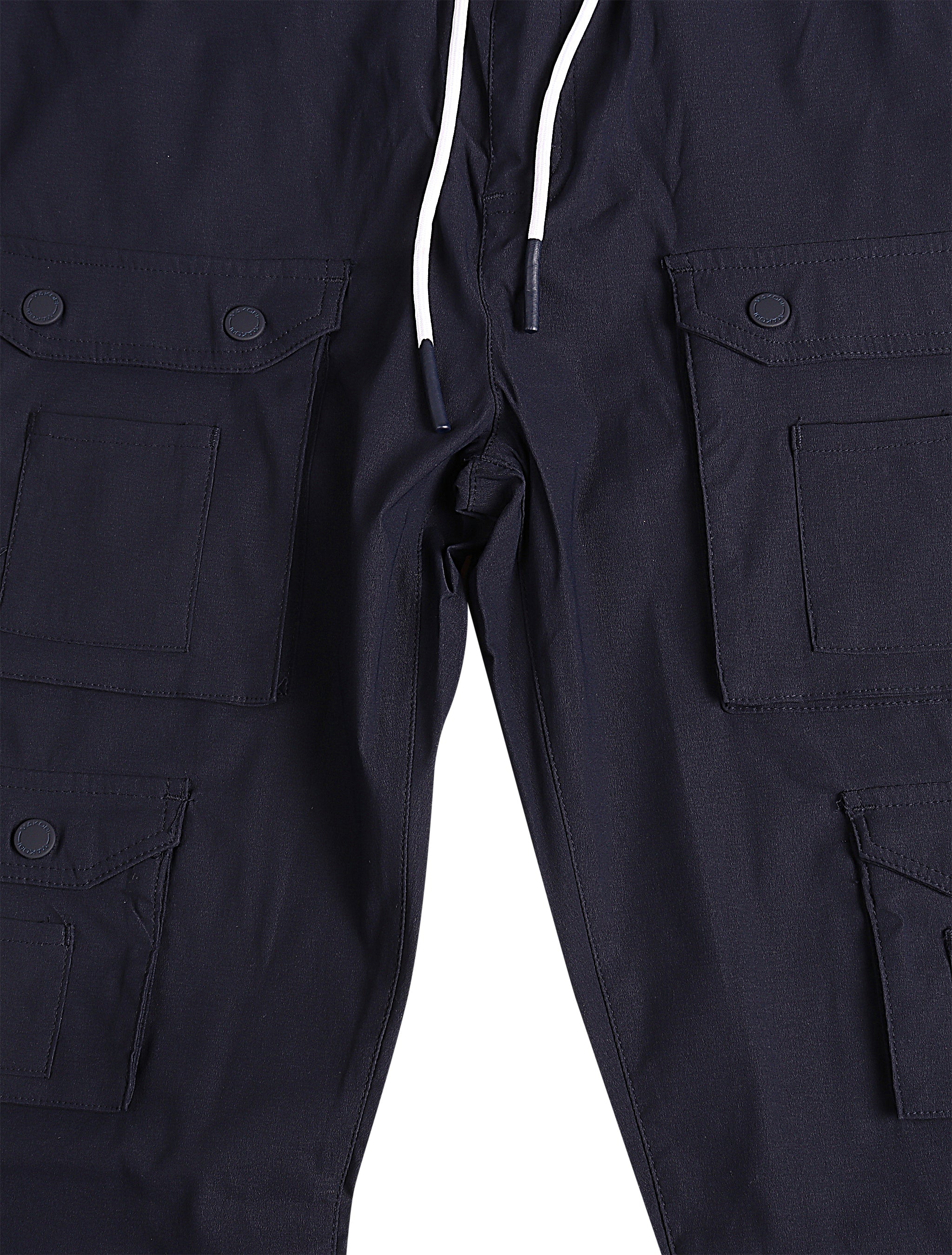 Makobi Colton Nylon Cargo Pants - Navy by Denim Exchange