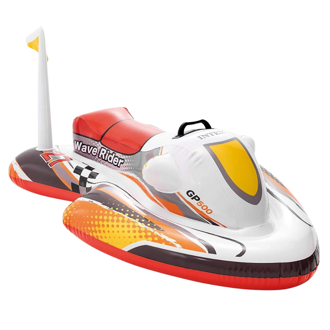 Intex Wave Ride-On Inflatable Float 46 in x 30.5 in DestGlow