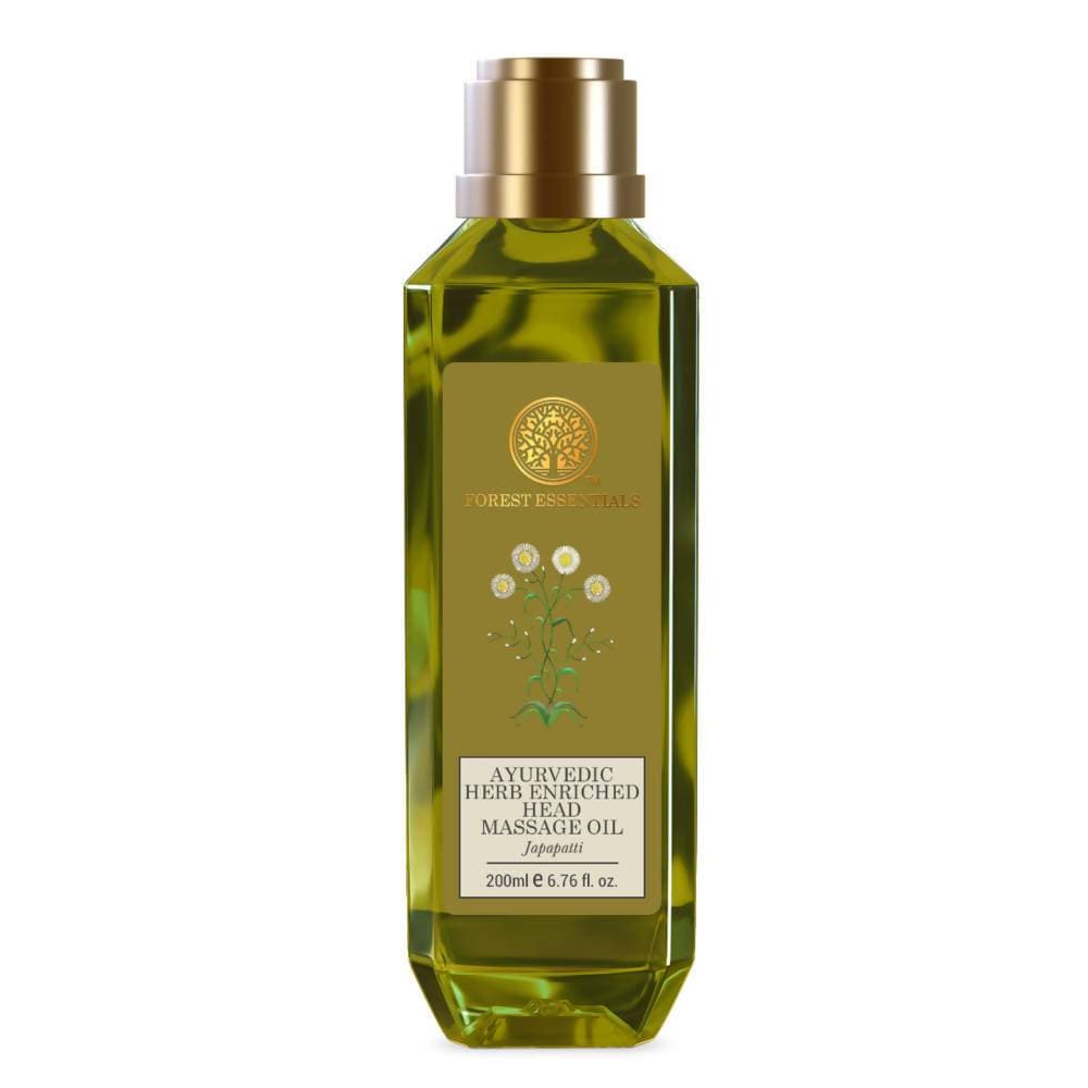 Forest Essentials Ayurvedic Herb Enriched Head Massage Oil Japapatti-200ml