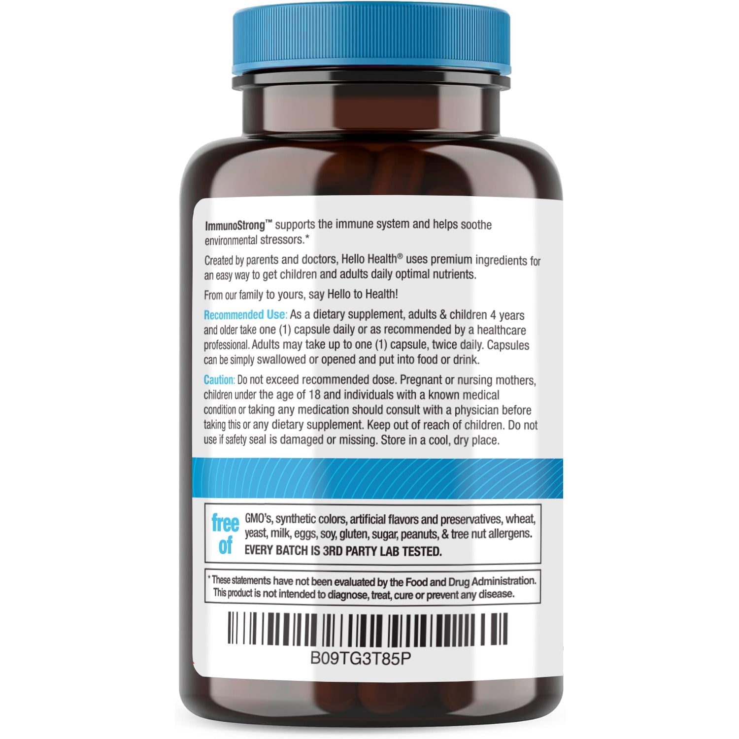9-in-1 Immune Support Natural & Detox capsules by hellohealth