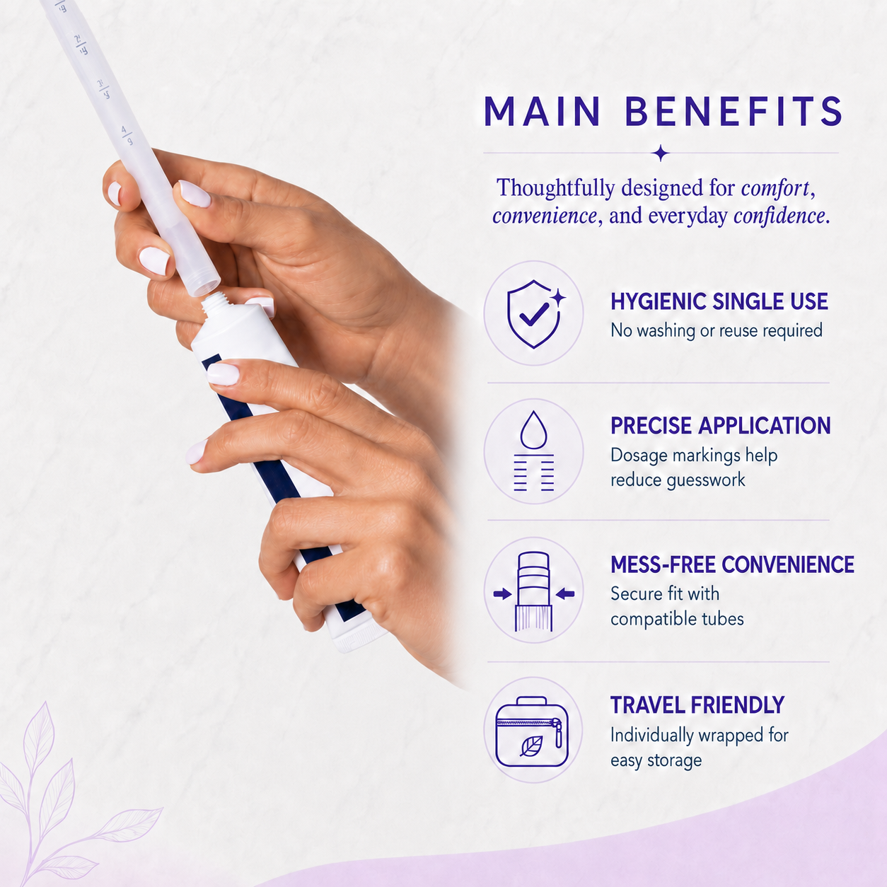 Disposable Vaginal Cream Applicators for Premarin, Estrace & many others (30ct) by Seroflora