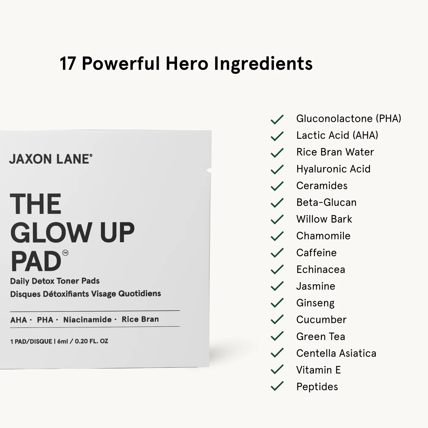Glow Up Pad - Travel Box (30 Individually Wrapped Pads) DestGlow