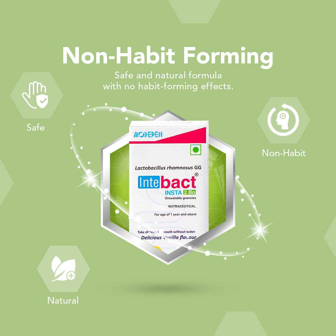 Dr Morpen Intebact Insta Probiotic 2Bn (Vanilla Flavour)