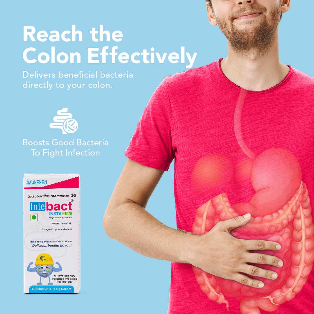 Dr Morpen Intebact Insta Probiotic 5Bn (1.5Gm) - 6 Sachets