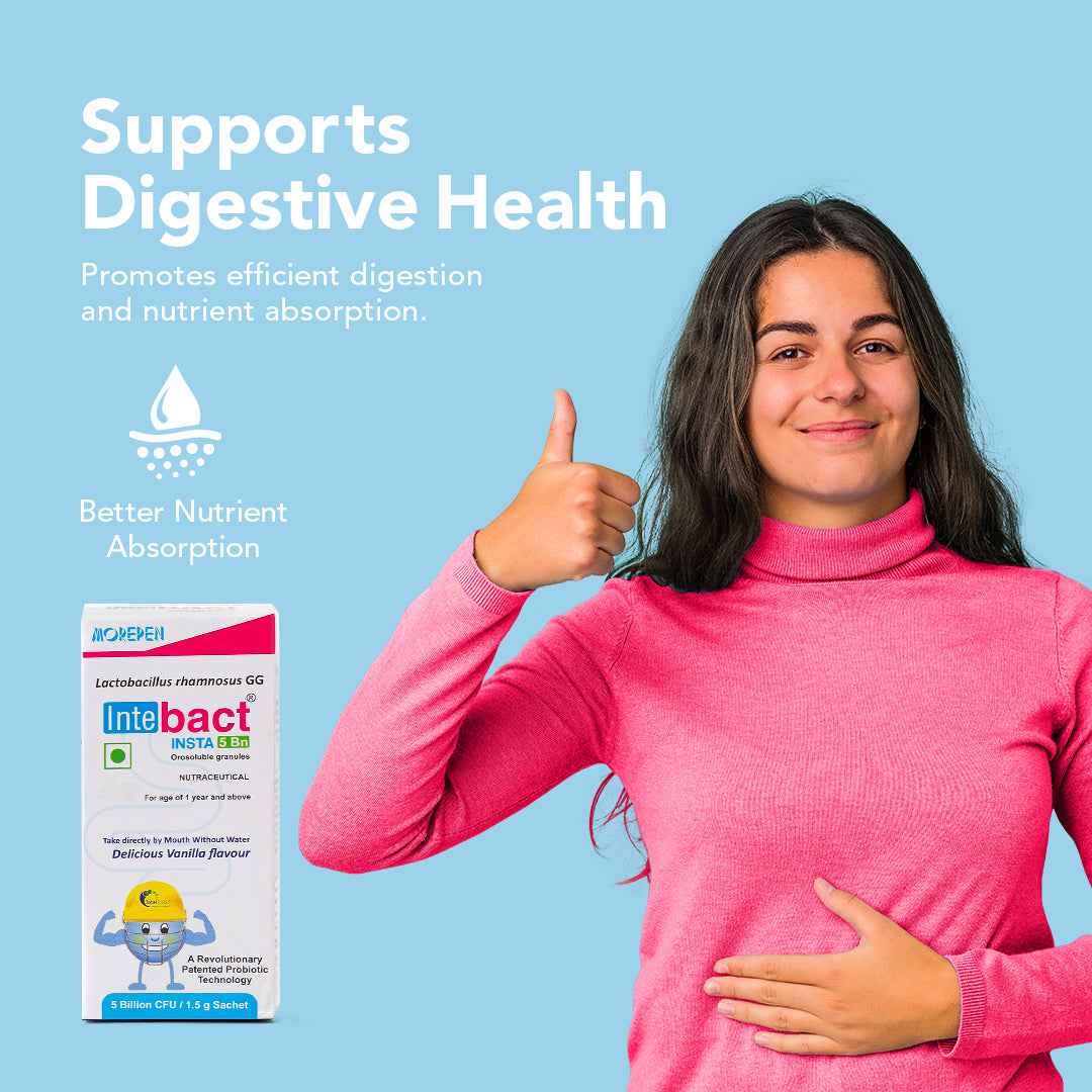 Dr Morpen Intebact Insta Probiotic 5Bn (1.5Gm) - 6 Sachets