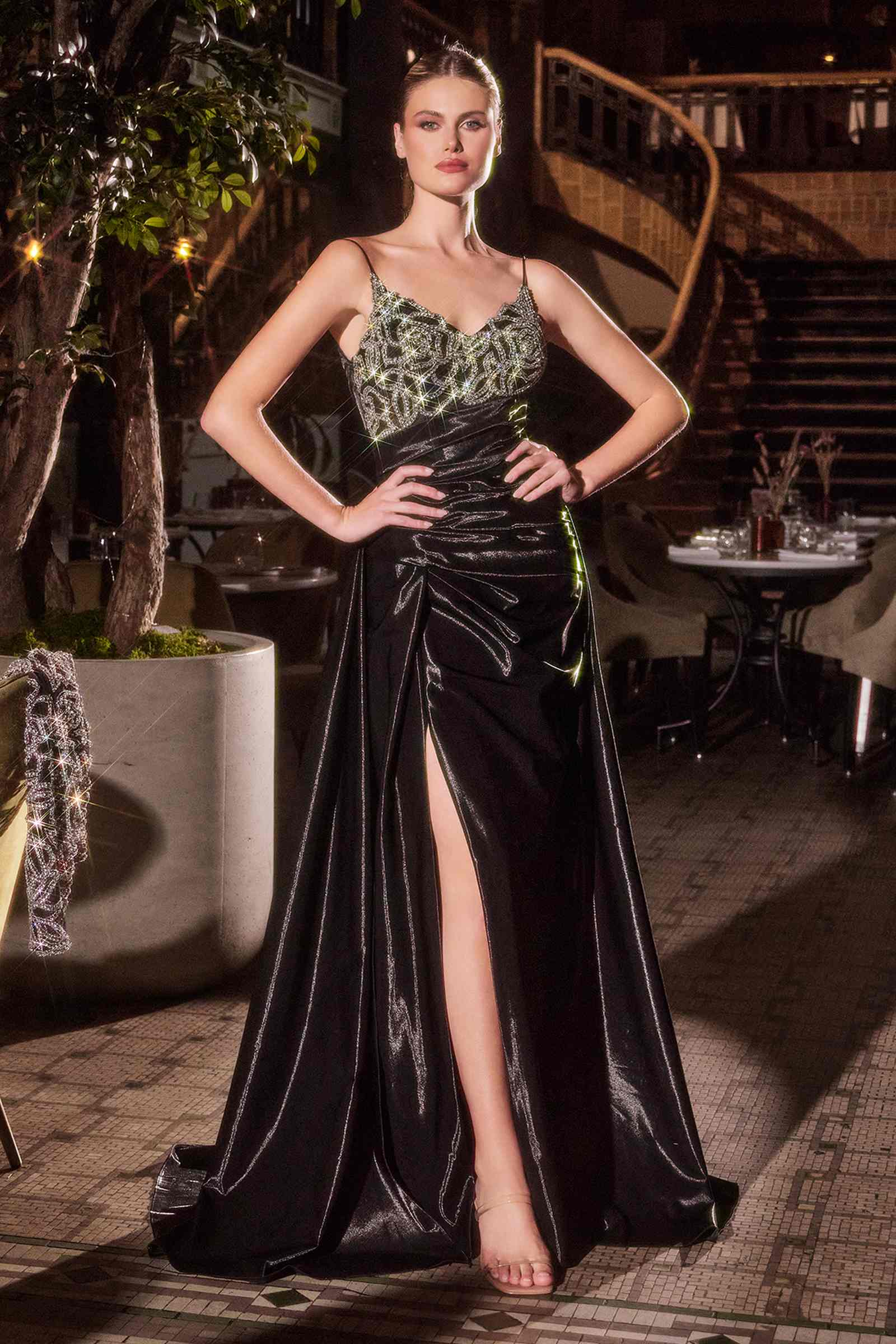 Ladivine J882 Formal Mother of the Bride Gown with Removable Jacket by DiscountDressShop