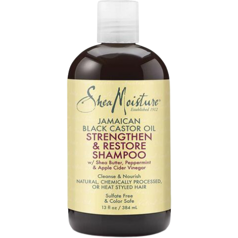 SheaMoisture Jamaican Black Castor Oil Strengthen & Restore Shampoo 384ml by Pasteur Pharmacy