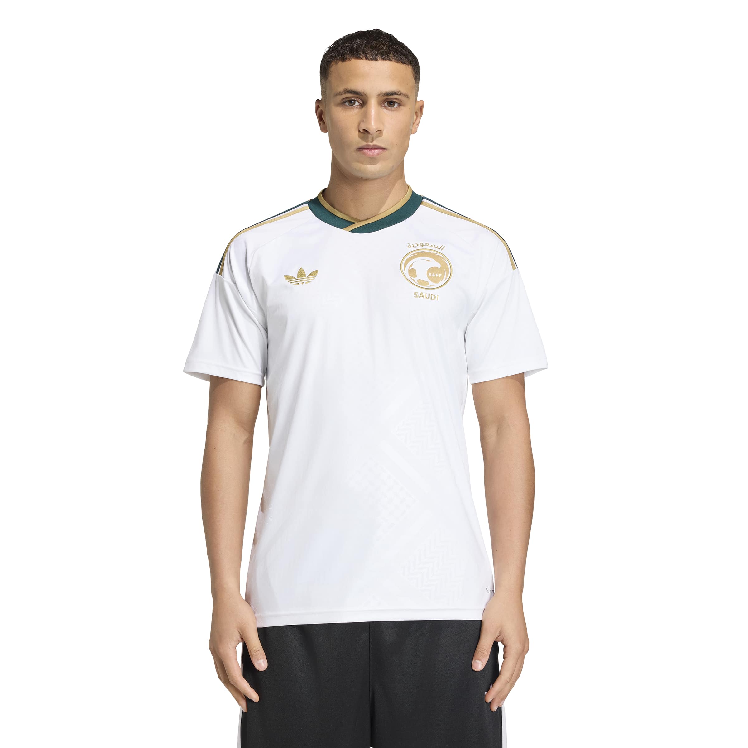 Adidas Mens Saudi Arabia 26 Away Jersey - White by Denim Exchange