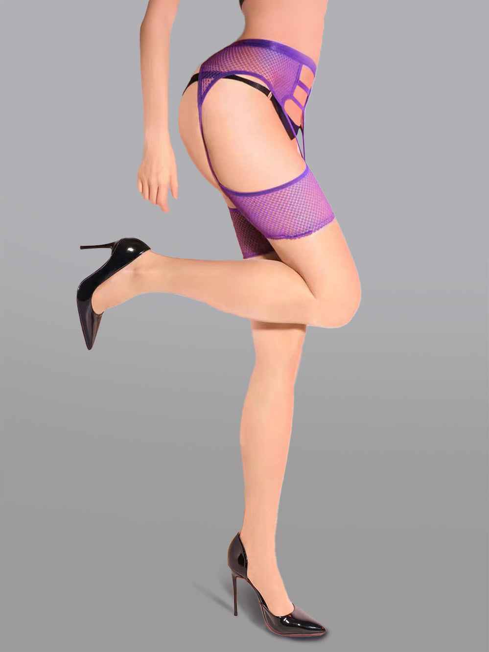 Sexy Garter Waist Cincher Thigh High Stockings