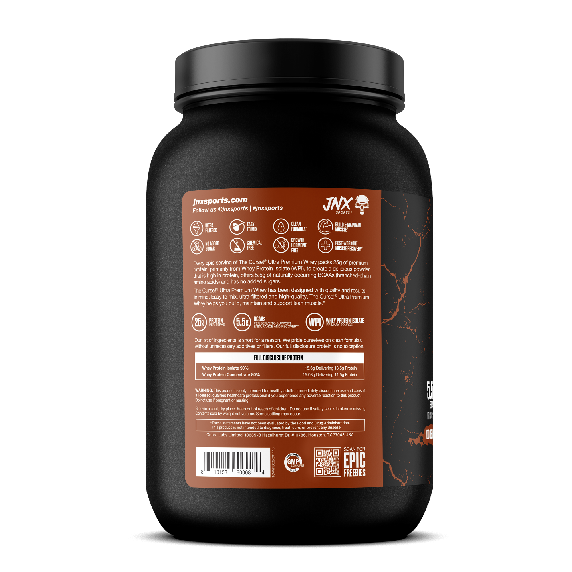 The Curse! Ultra Premium Whey - 2lb