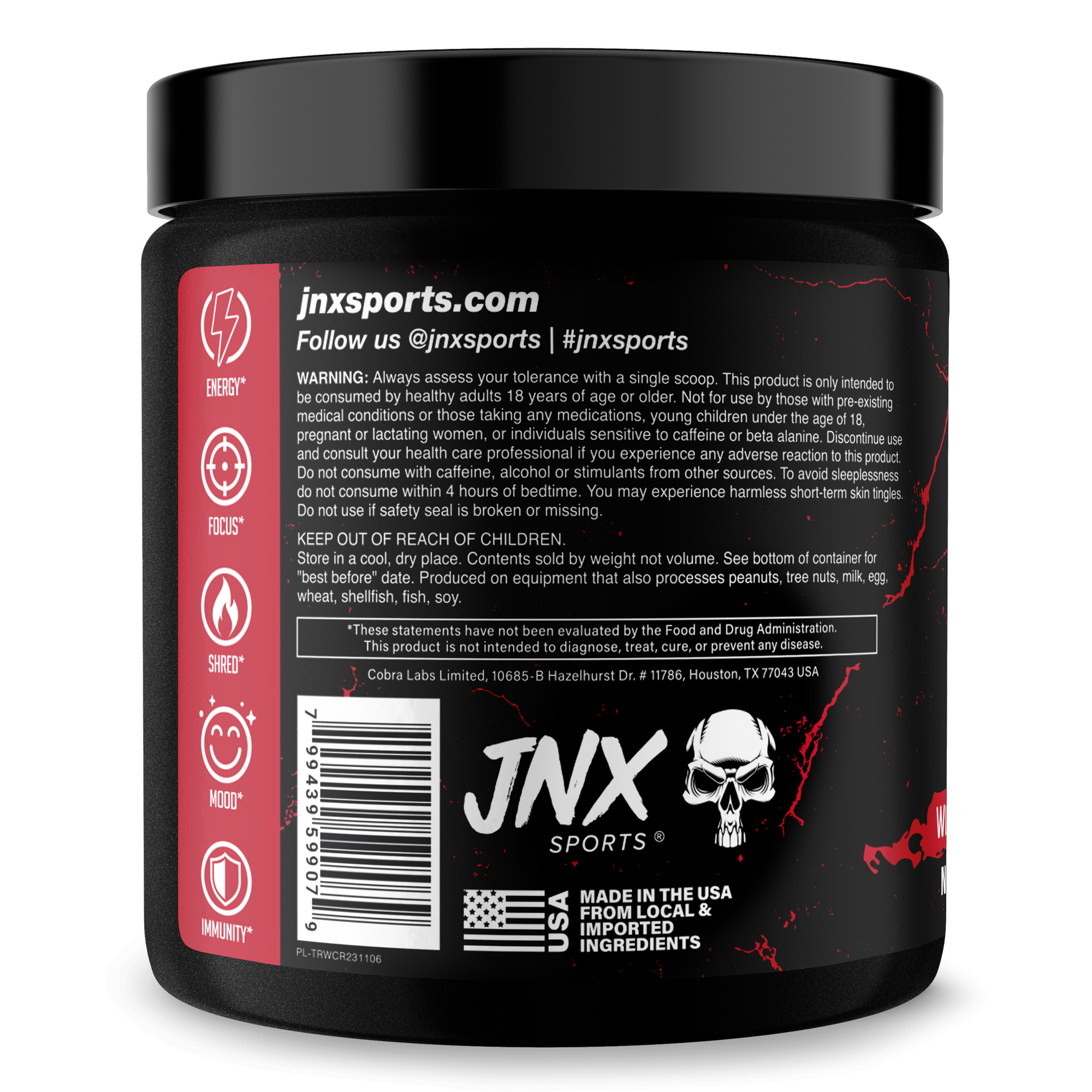 The Ripper! Fat Burner by JNX Sports