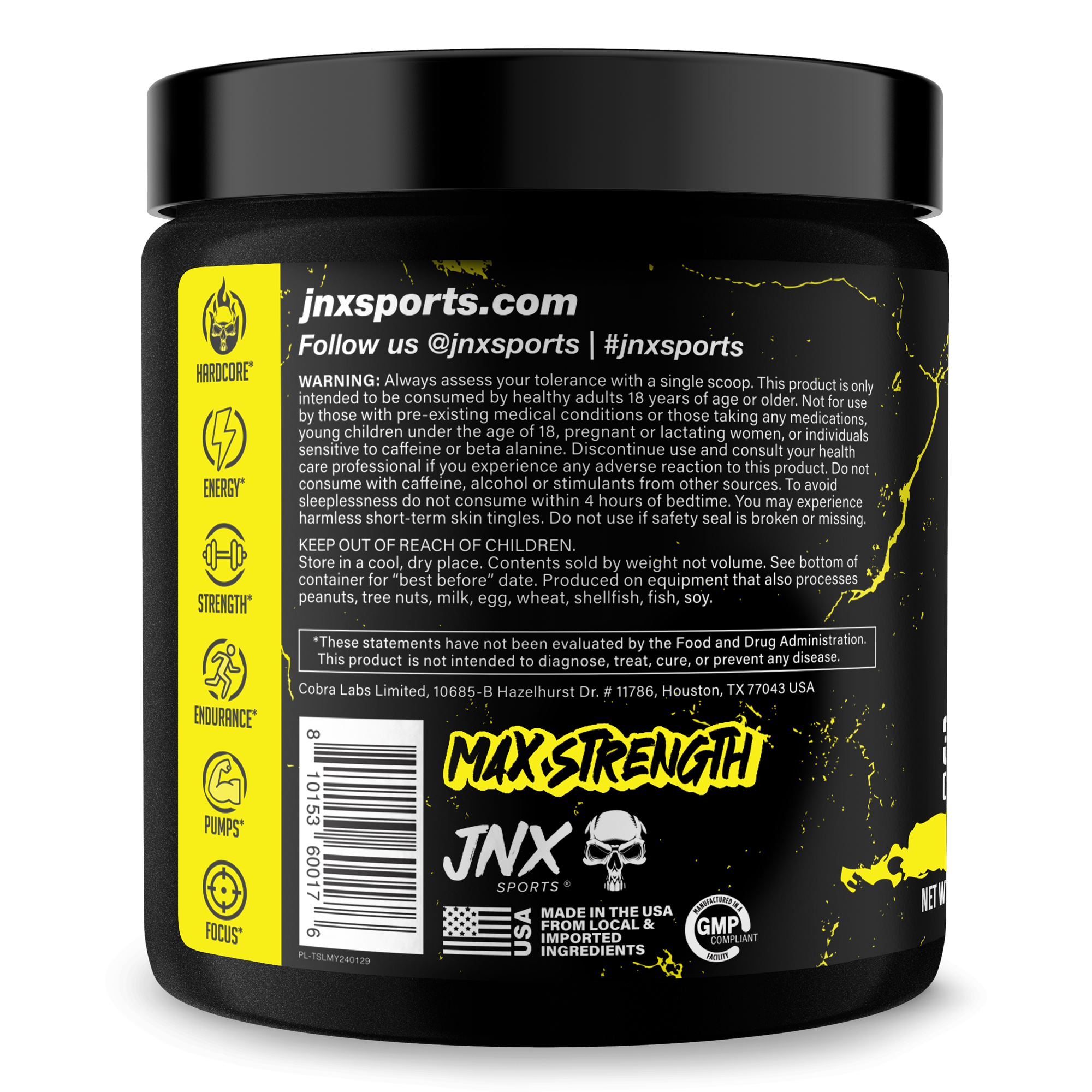 The Shadow! Pre-Workout by JNX Sports