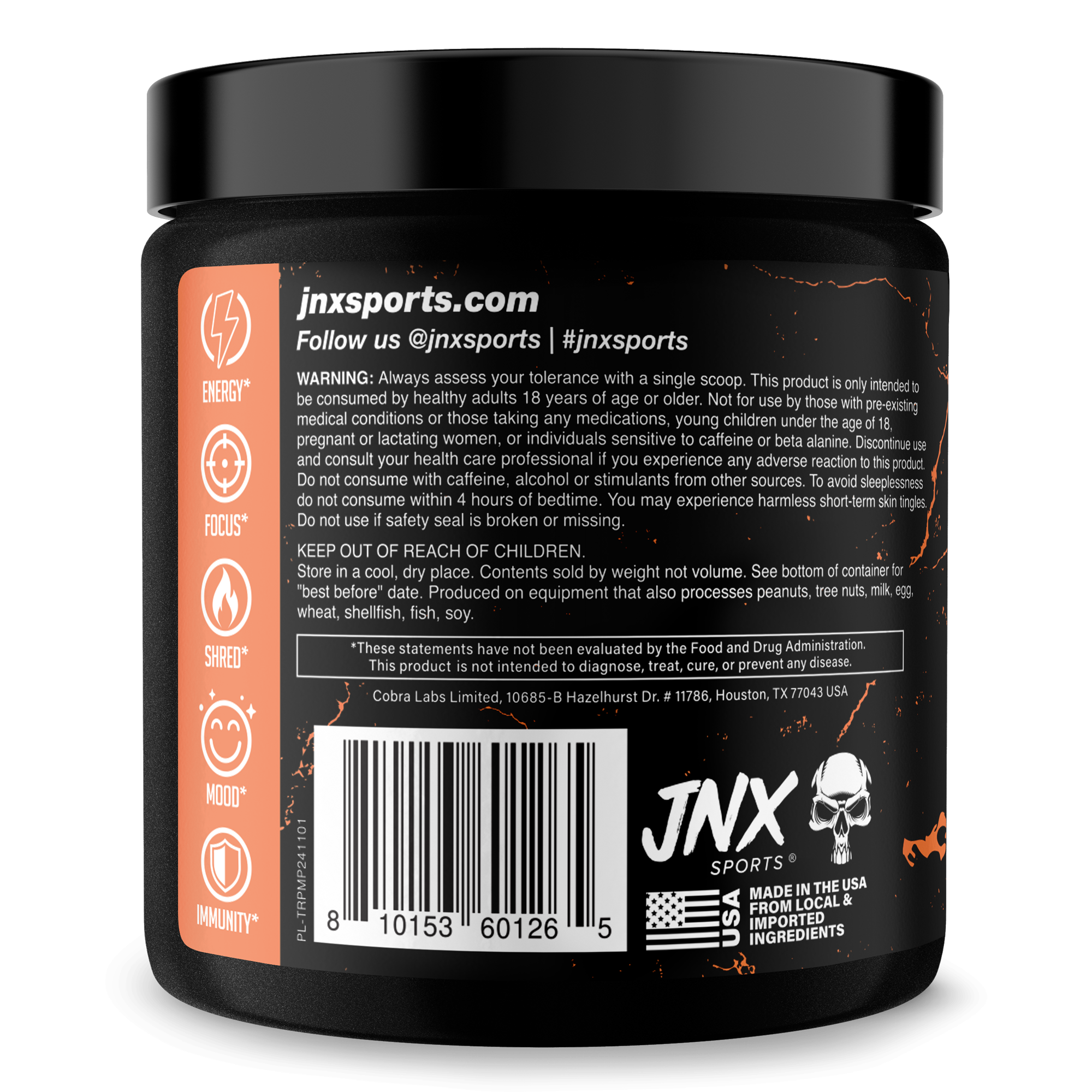 The Ripper! Fat Burner by JNX Sports