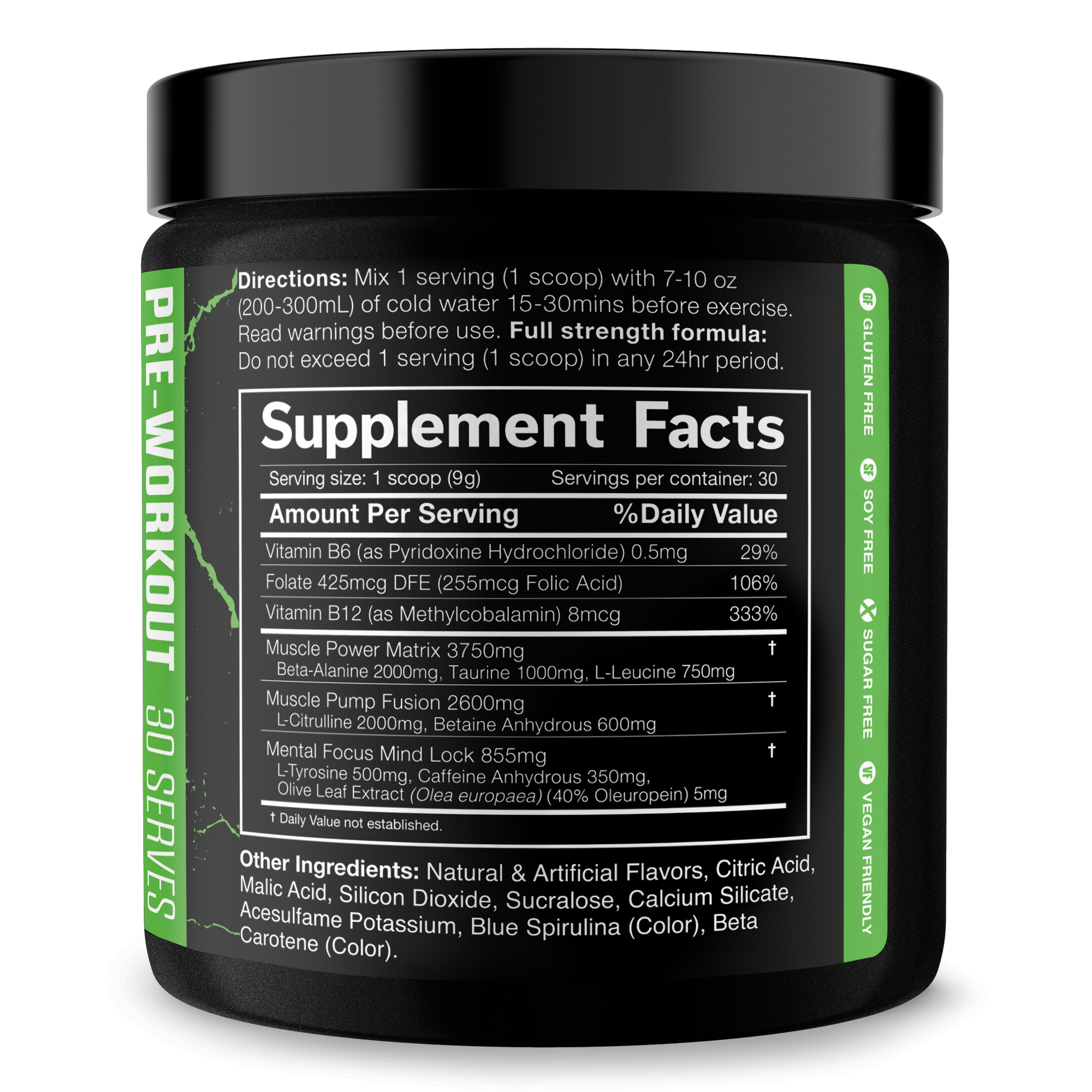 The Shadow! Pre-Workout by JNX Sports