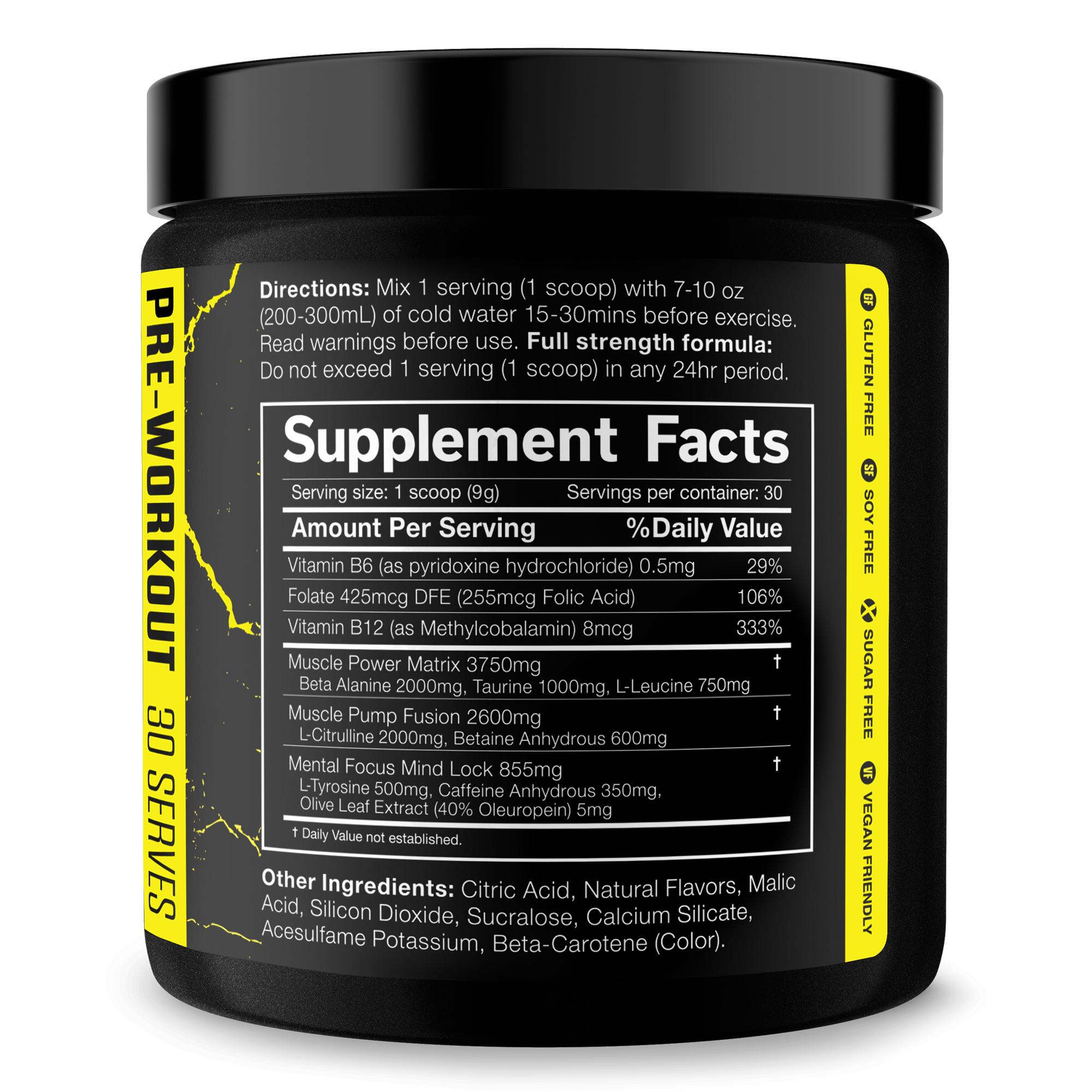 The Shadow! Pre-Workout by JNX Sports