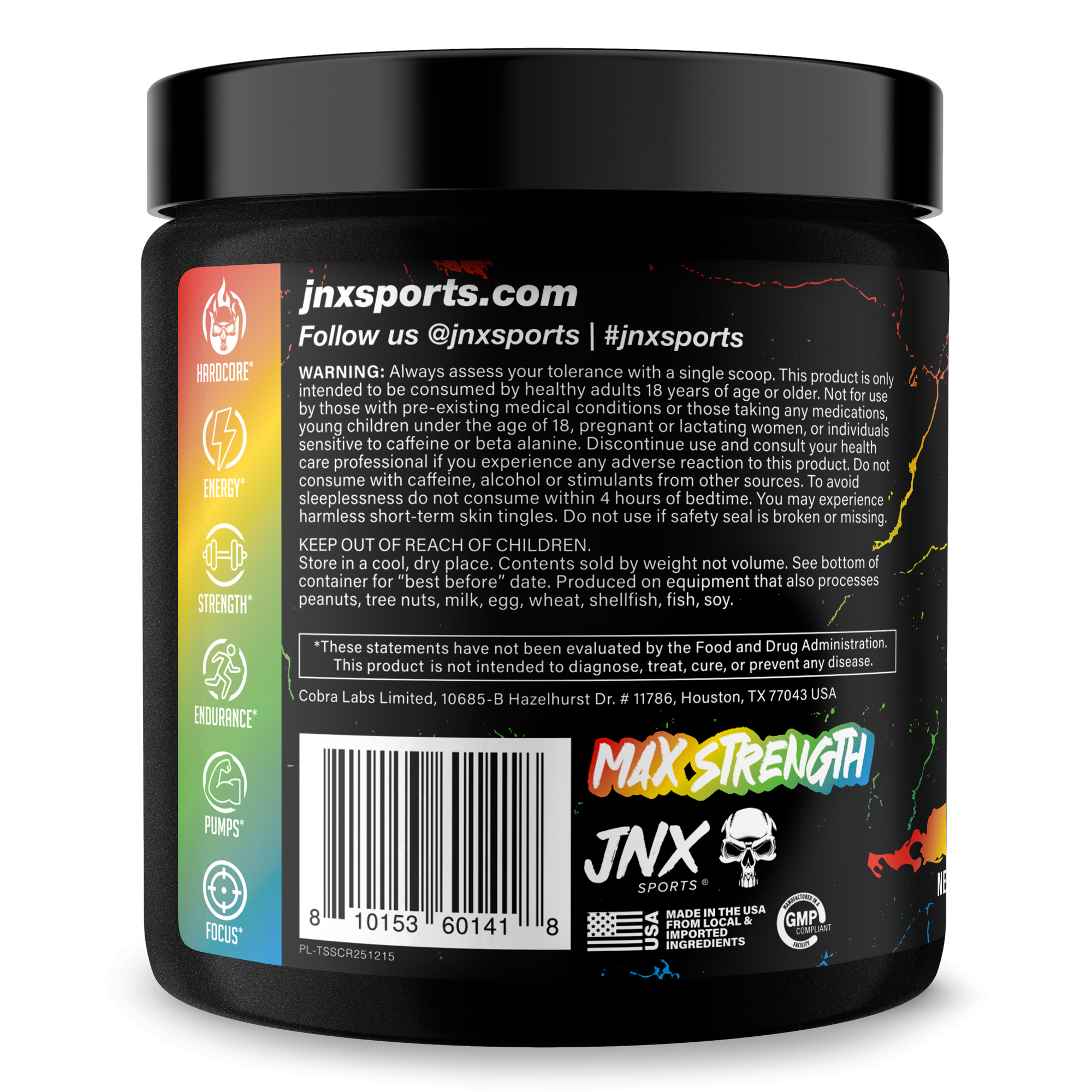 The Shadow! Pre-Workout by JNX Sports