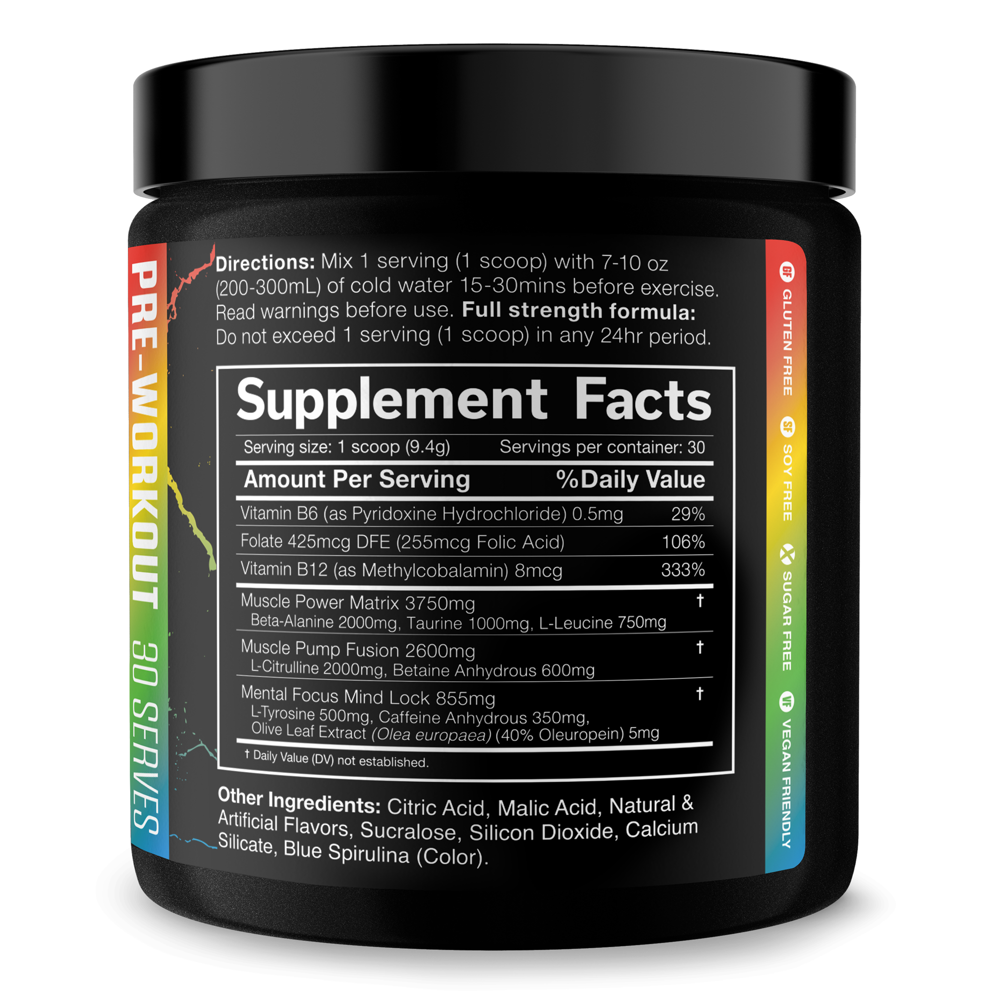 The Shadow! Pre-Workout by JNX Sports