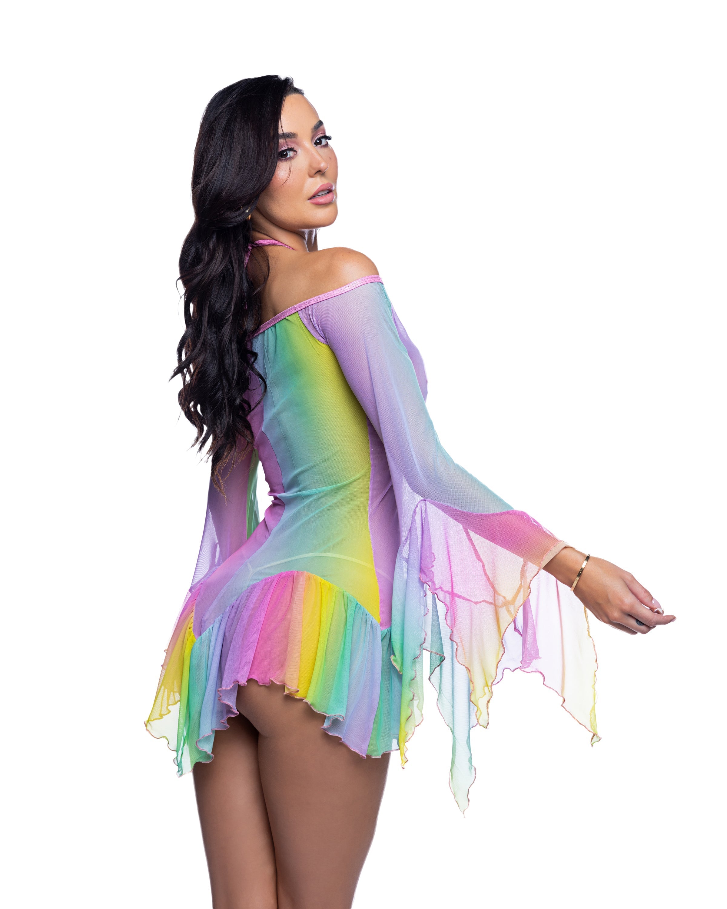 Flow Dress Bell Sleeve by Rave Fix