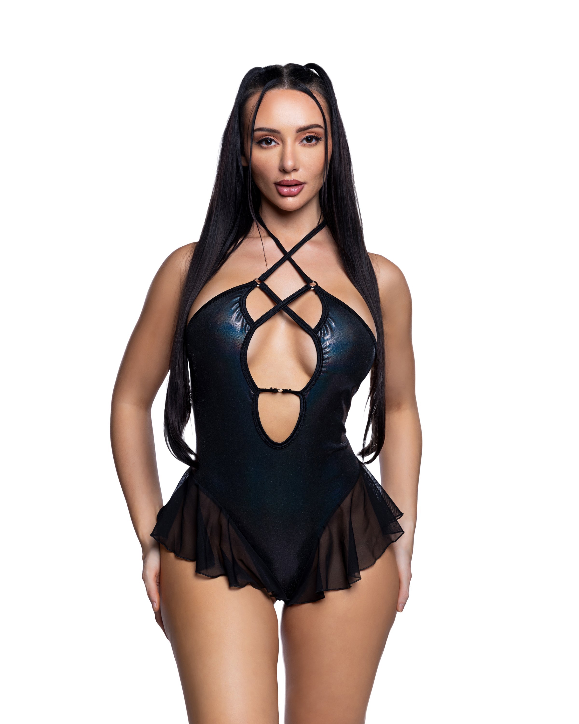 Ballerina Cutout Bodysuit