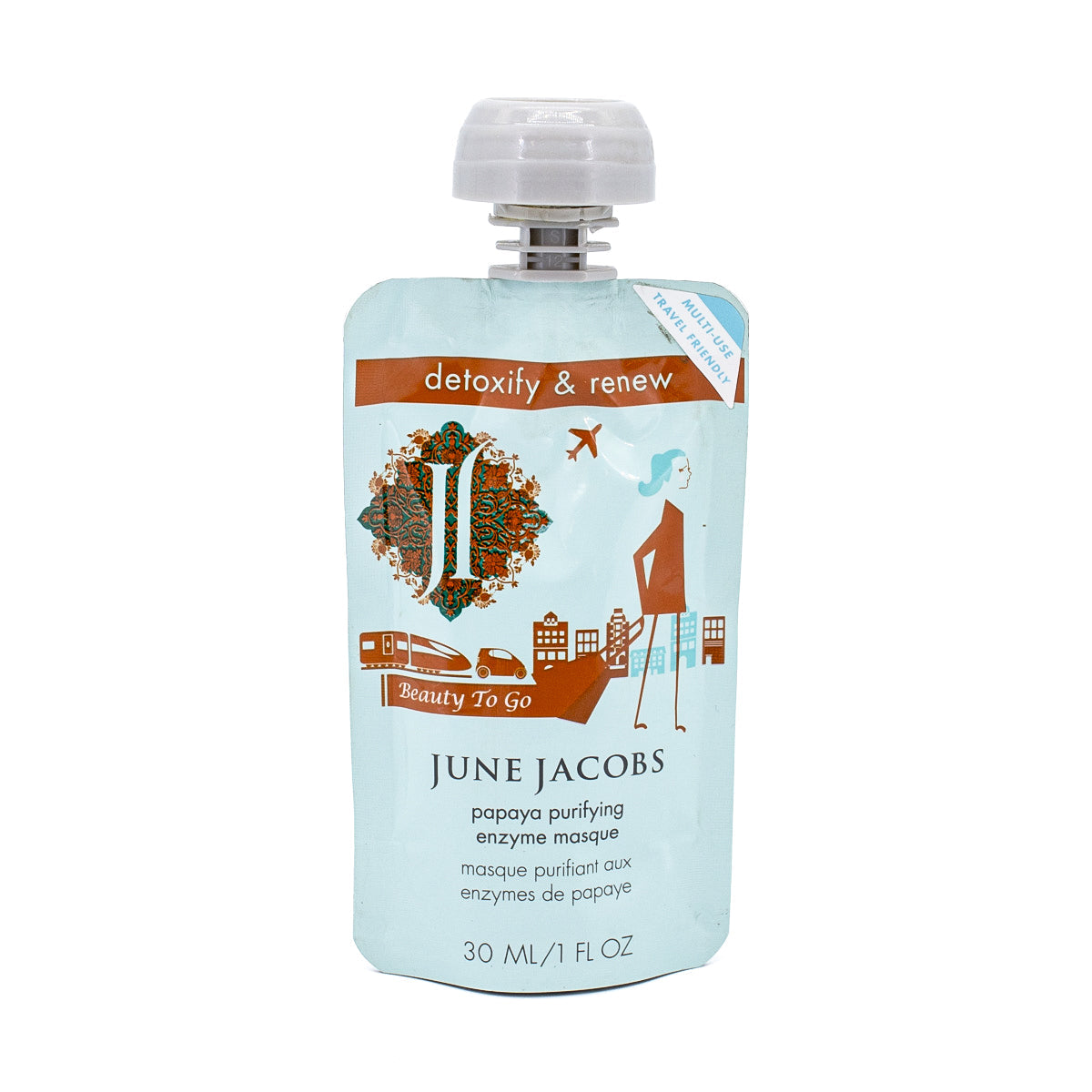 JUNE JACOBS Papaya Purifying Enzyme Masque 1oz - New - DestGlow
