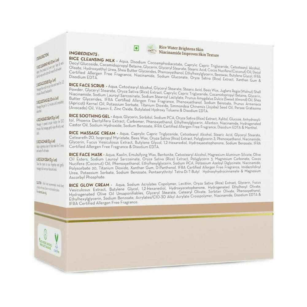 Mamaearth Rice Facial Kit With Rice Water & Niacinamide
