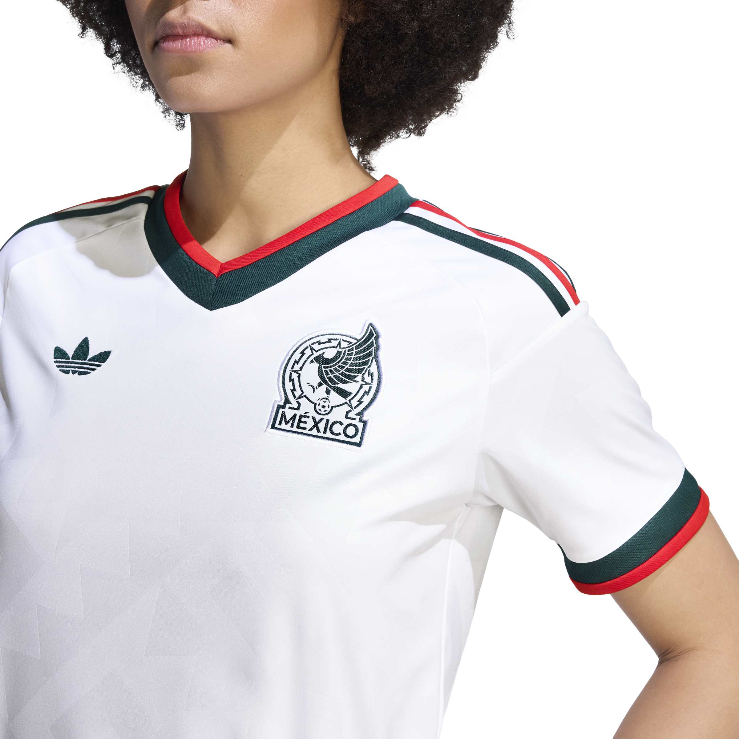 Adidas Womens Mexico 26 Away Jersey - White by Denim Exchange